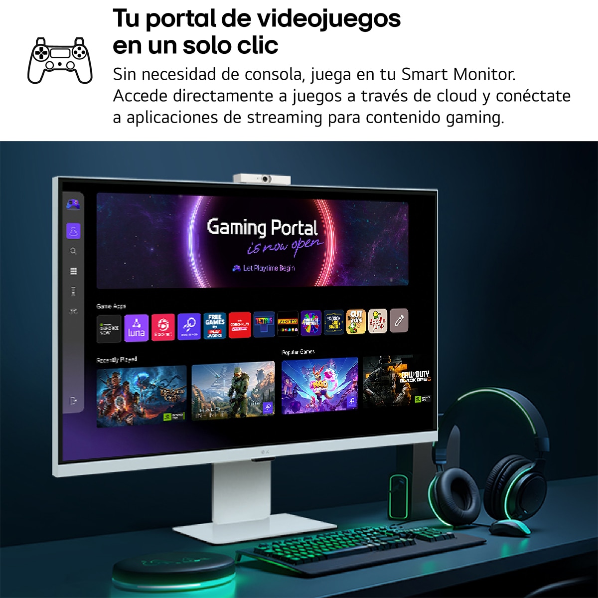 Monitor PC 80cm (32") LG Smart Monitor 32U850SA-W, 60 Hz, UHD 4K Blanco-8