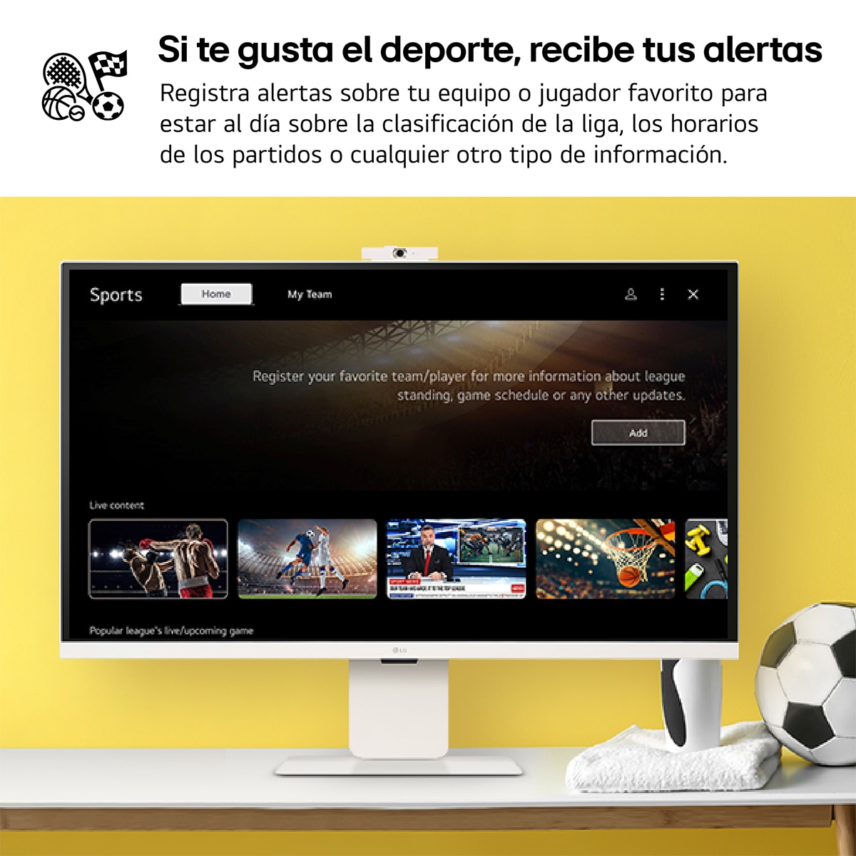 Monitor PC 80cm (32") LG Smart Monitor 32U850SA-W, 60 Hz, UHD 4K Blanco-10