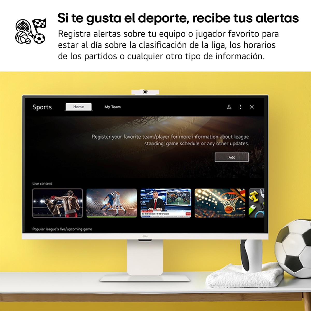 Monitor PC 80cm (32") LG Smart Monitor 32U850SA-W, 60 Hz, UHD 4K Blanco-9