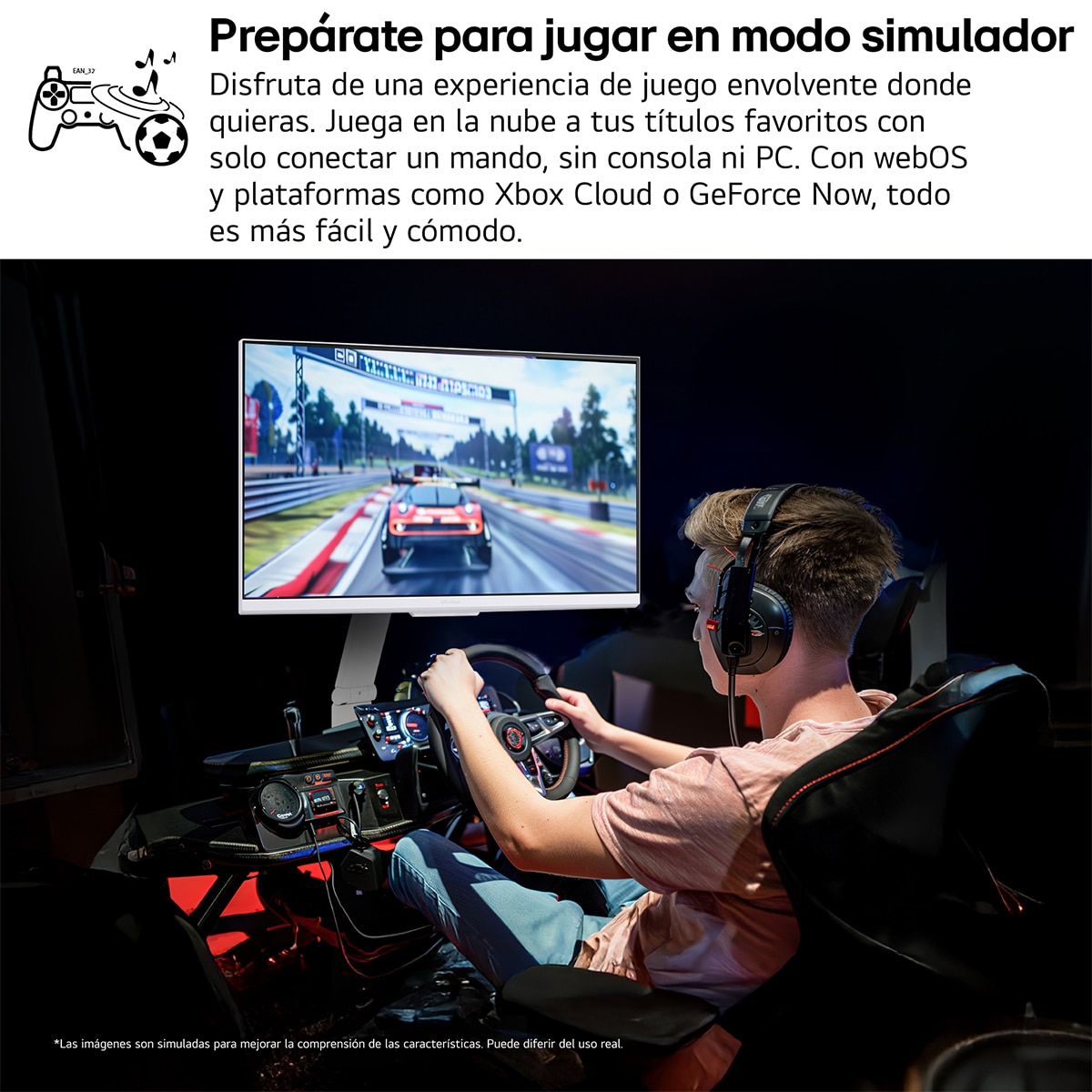 LG Smart Monitor Swing, 32'', serie gaming, 4K UHD, 144 Hz, 1ms, webOS 24, peana Swing portátil y flexible, Mando Magic Pointer Remote Blanco-7