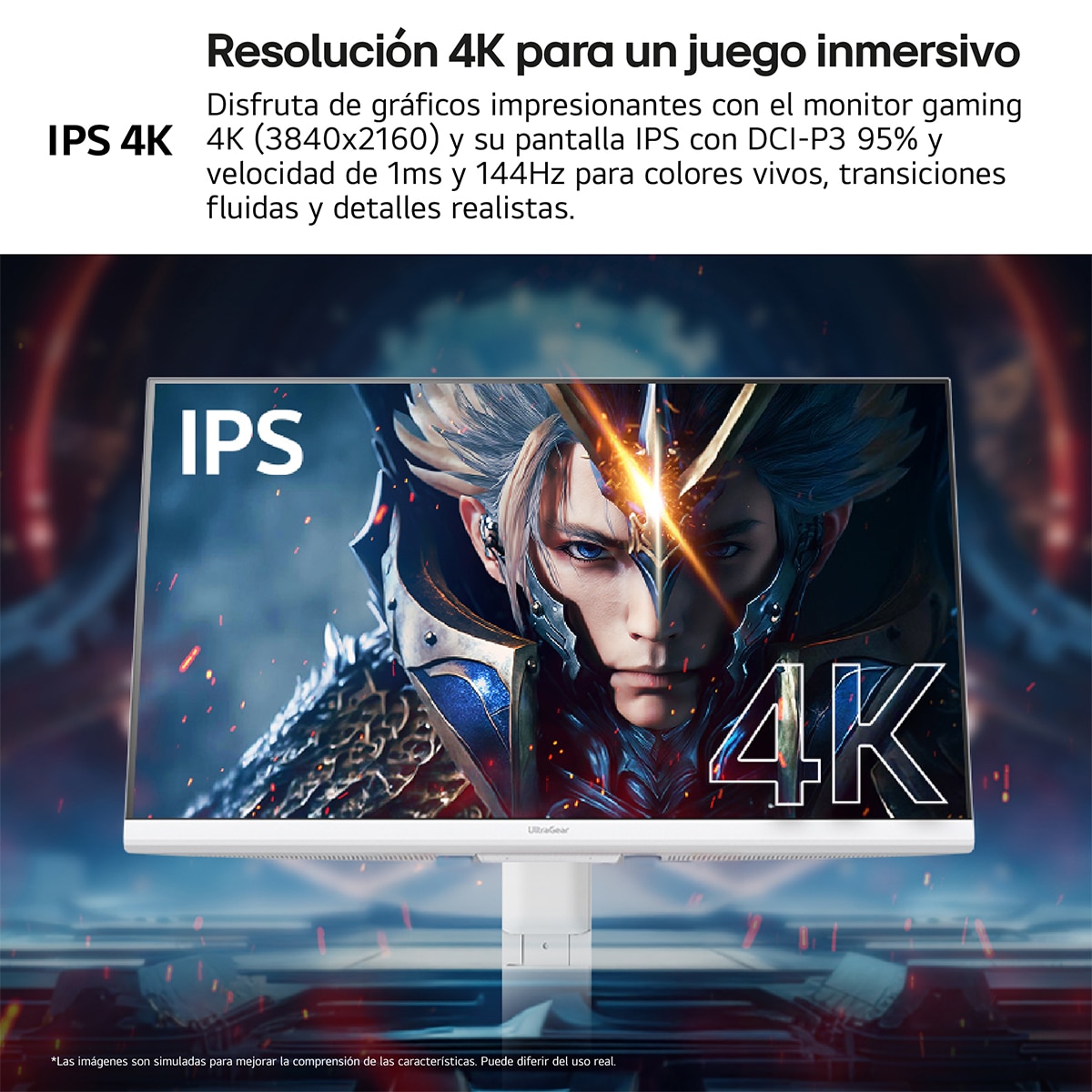 LG Smart Monitor Swing, 32'', serie gaming, 4K UHD, 144 Hz, 1ms, webOS 24, peana Swing portátil y flexible, Mando Magic Pointer Remote Blanco-10
