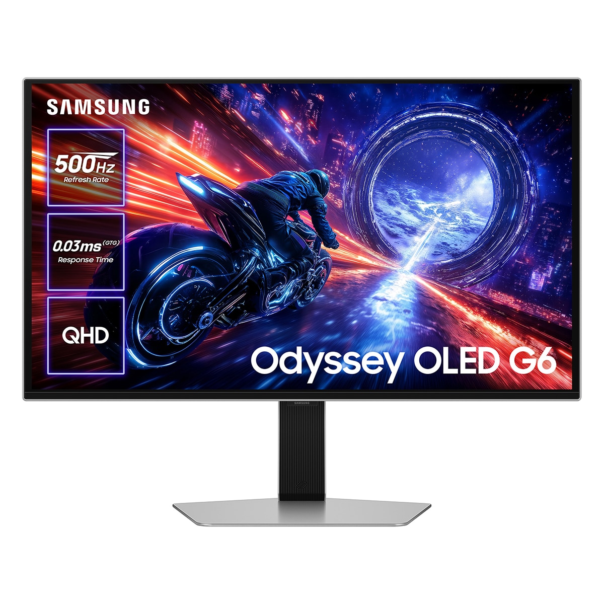 Imagen 0 de Monitor Gaming 68,58 cm (27") Samung Odyssey Oled G6 LS27FG602, QHD, 500 Hz, 0,03ms, FreeSync Premium Pro