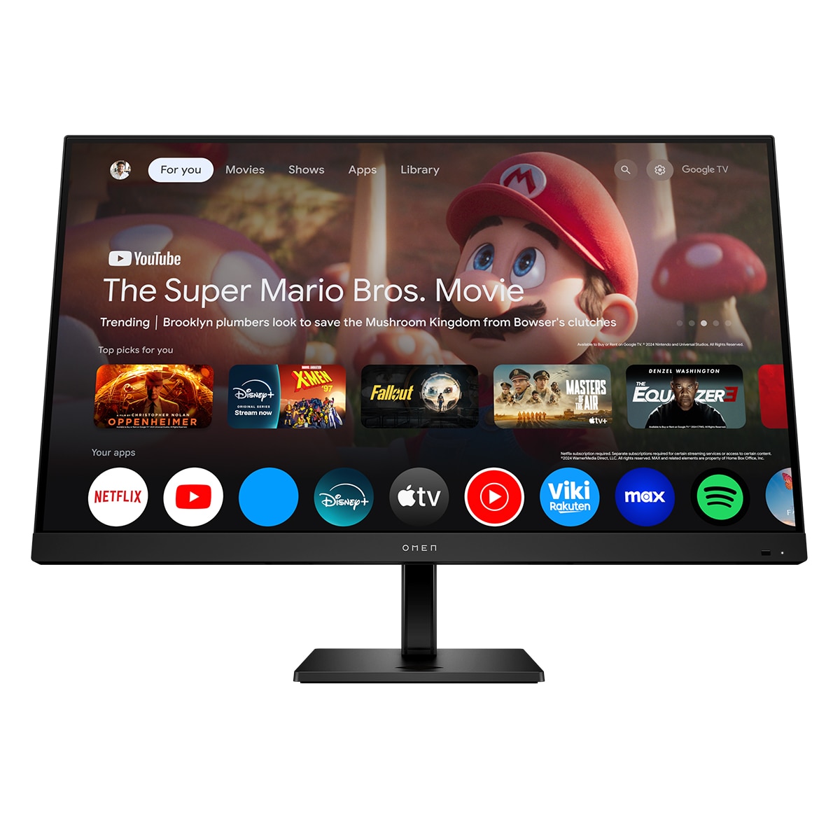 Imagen 0 de Monitor PC Gaming 80cm (31,5") HP OMEN 32x, 144 Hz, UHD IPS, AMD FreeSync Premium