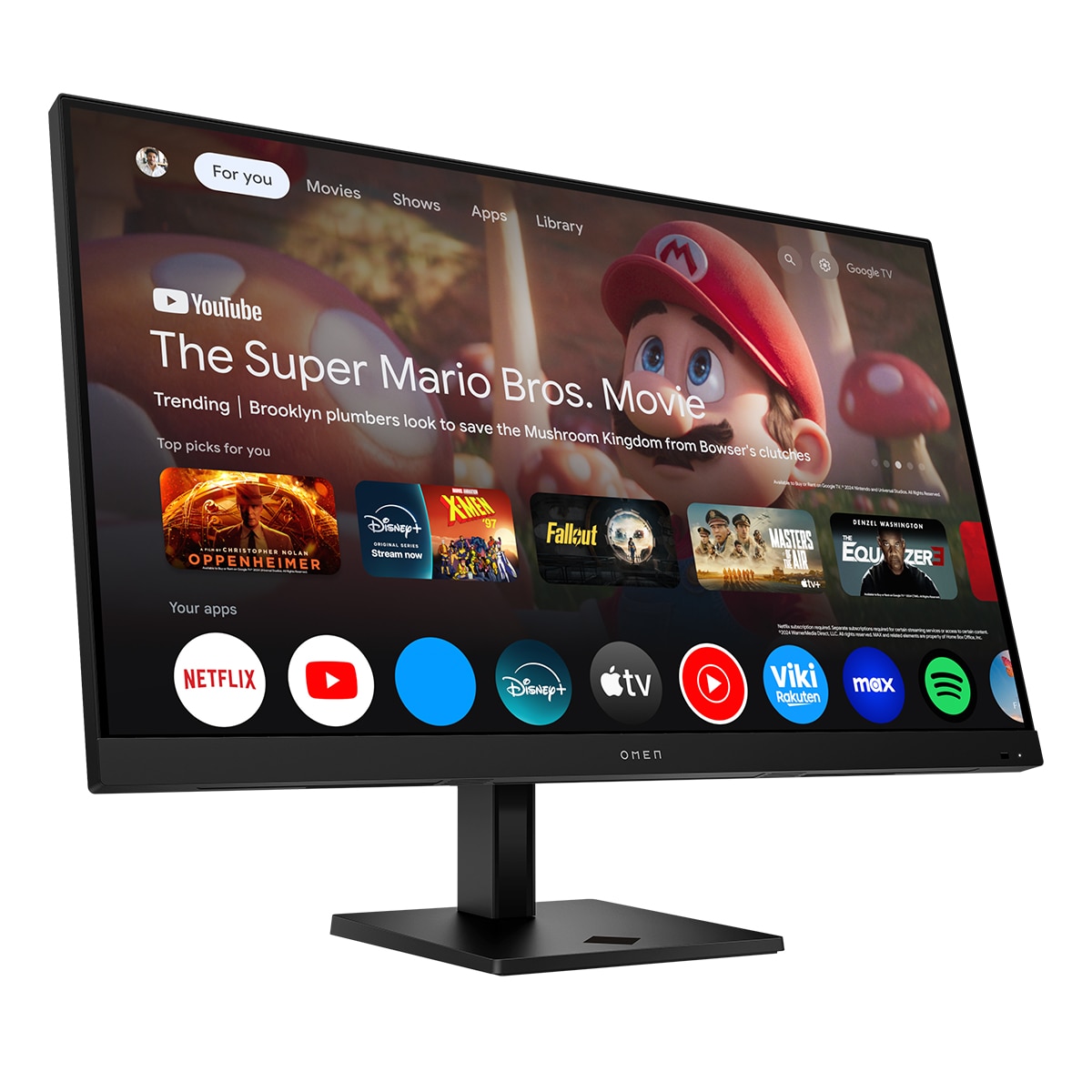 Monitor PC Gaming 80cm (31,5") HP OMEN 32x, 144 Hz, UHD IPS, AMD FreeSync Premium Negro-2