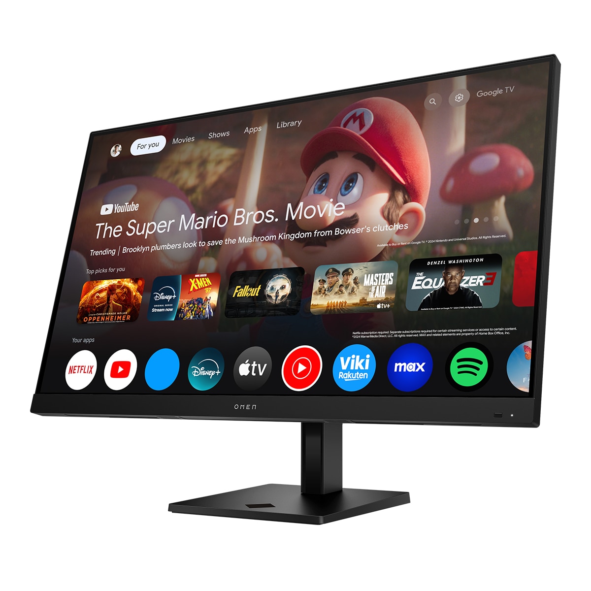 Monitor PC Gaming 80cm (31,5") HP OMEN 32x, 144 Hz, UHD IPS, AMD FreeSync Premium Negro-3