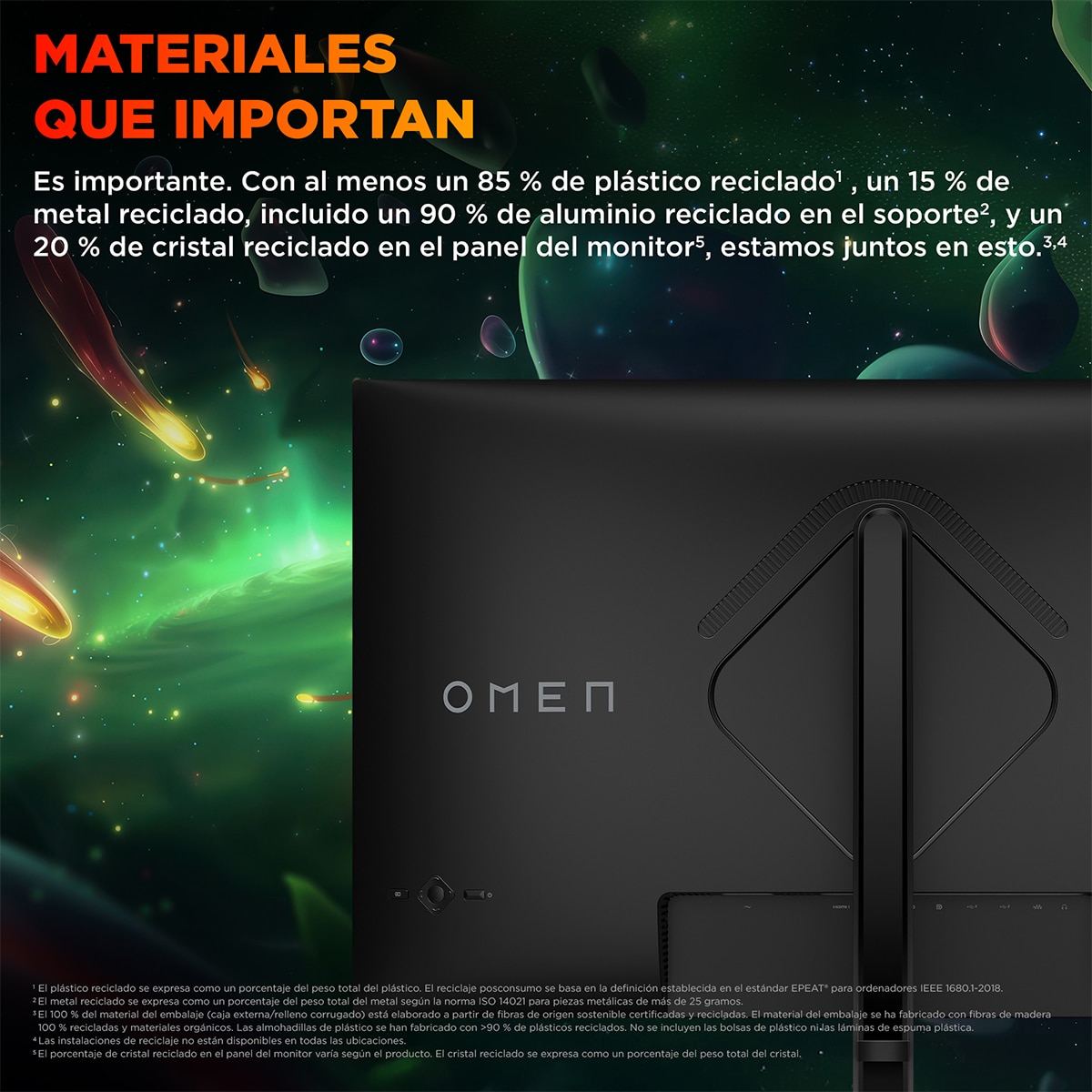 Monitor PC Gaming 80cm (31,5") HP OMEN 32x, 144 Hz, UHD IPS, AMD FreeSync Premium Negro-11