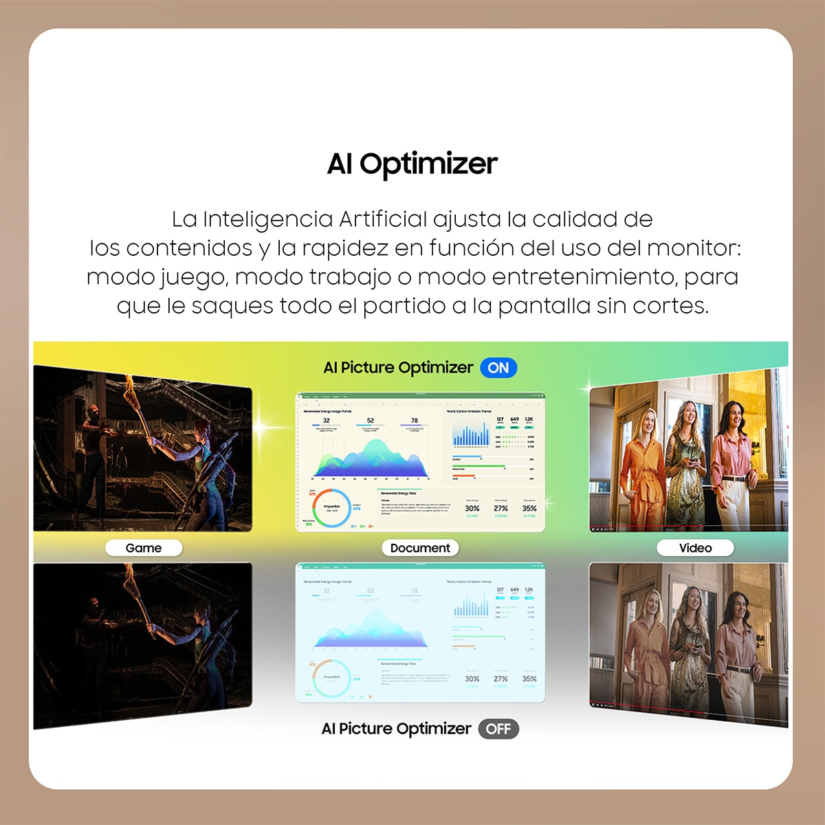 Monitor PC 81,28cm (32") Samsung Smart Monitor M8-M80F-LS32FM801UUXEN, 60 Hz UHD 4K, Funciones Smart Blanco-5