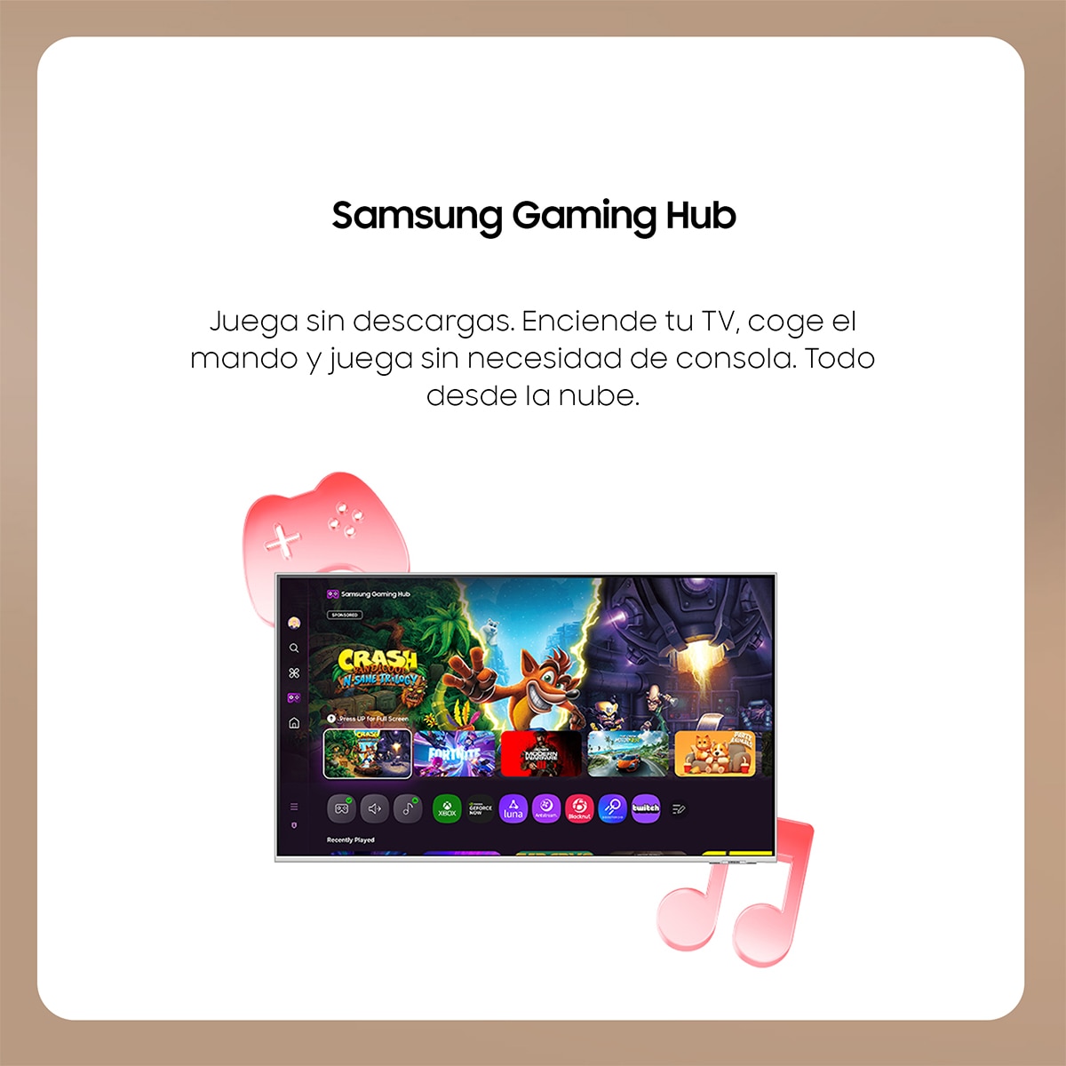 Monitor PC 109,22cm (43") Samsung Smart Monitor M7-M70SF-LS43FM701UUXEN, 60 Hz UHD 4K, Funciones Smart Blanco-7