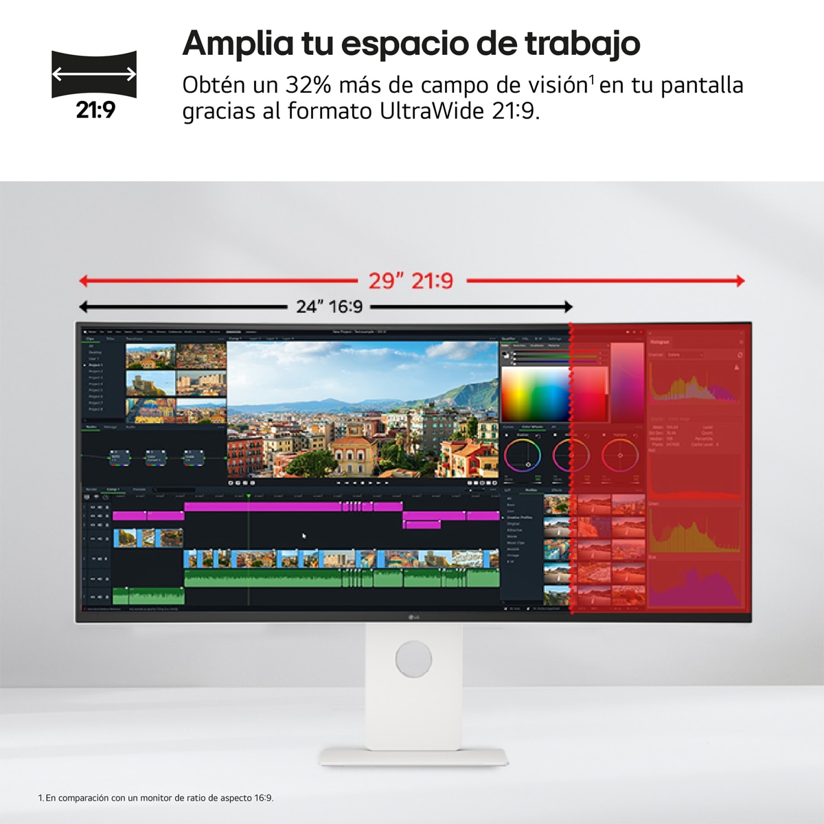 Monitor PC 100,85cm (40") LG 40U990A, 120 Hz, 21:9 UltraWide curvo 5K2K Blanco-4