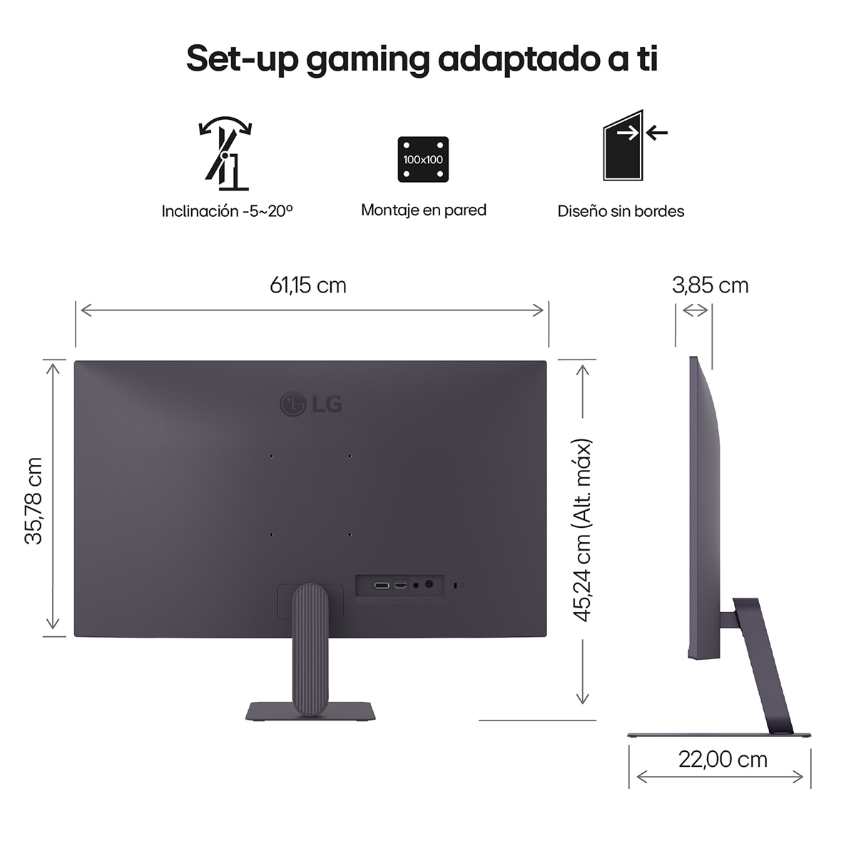 Monitor PC Gaming 68,5 cm (27") LG UltraGear 27G411A-B, 144 Hz, Full HD, AMD FreeSync Gris-12