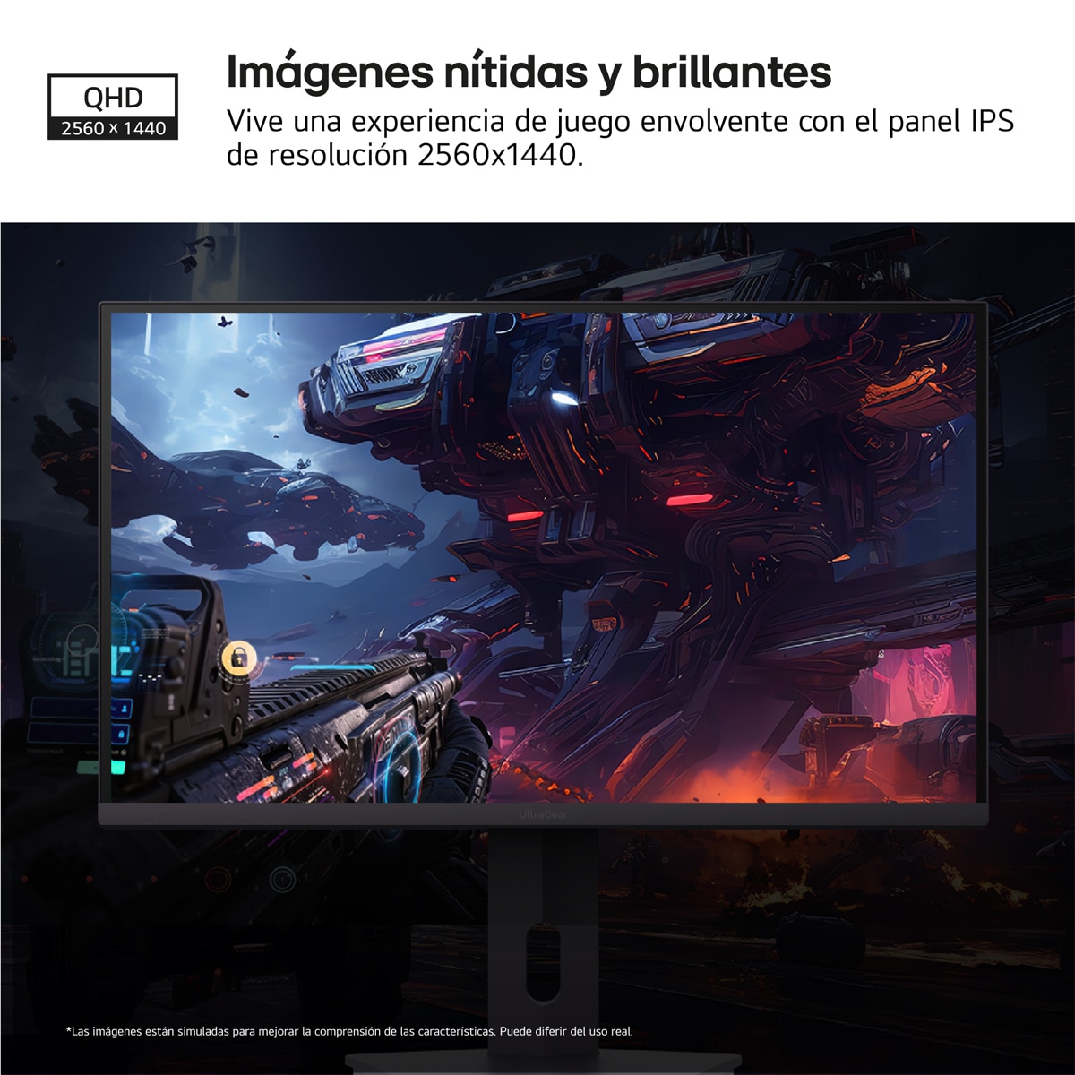 Monitor PC gaming 68 cm (27") LG Ultragear 27G610A, 200 Hz, QHD, IPS, AMD FreeSync Premium Gris-3