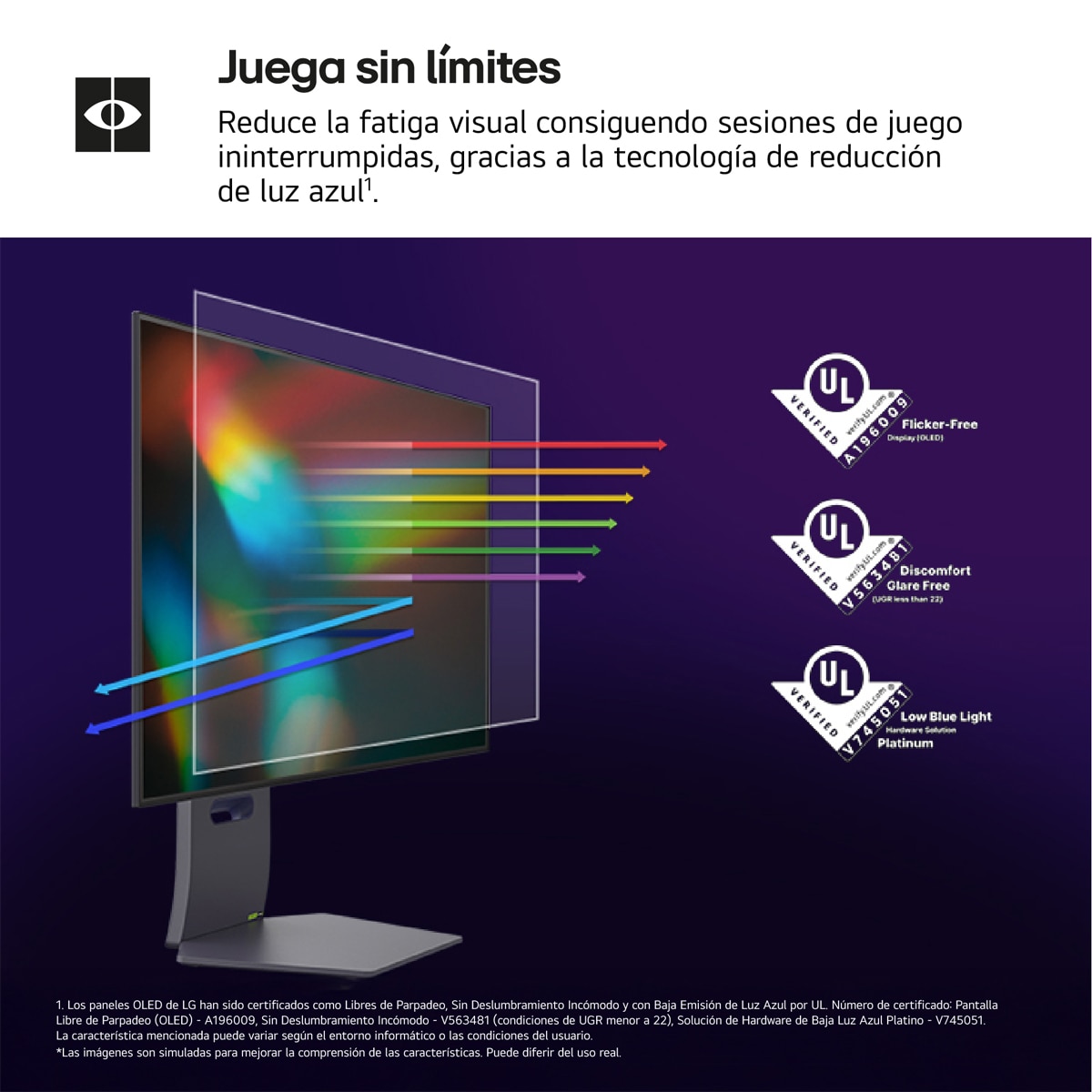 Monitor PC gaming 68 cm (27") LG Ultragear 27GX704A, 240 Hz, QHD, OLED, AMD FreeSync Premium Pro Gris-8