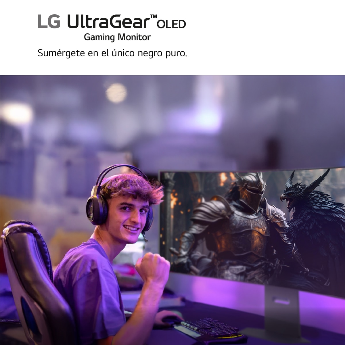 Monitor PC gaming 80 cm (32") LG Ultragear 32GX850A, 165 Hz, UHD, OLED, AMD FreeSync Premium Pro - Gris Gris-15