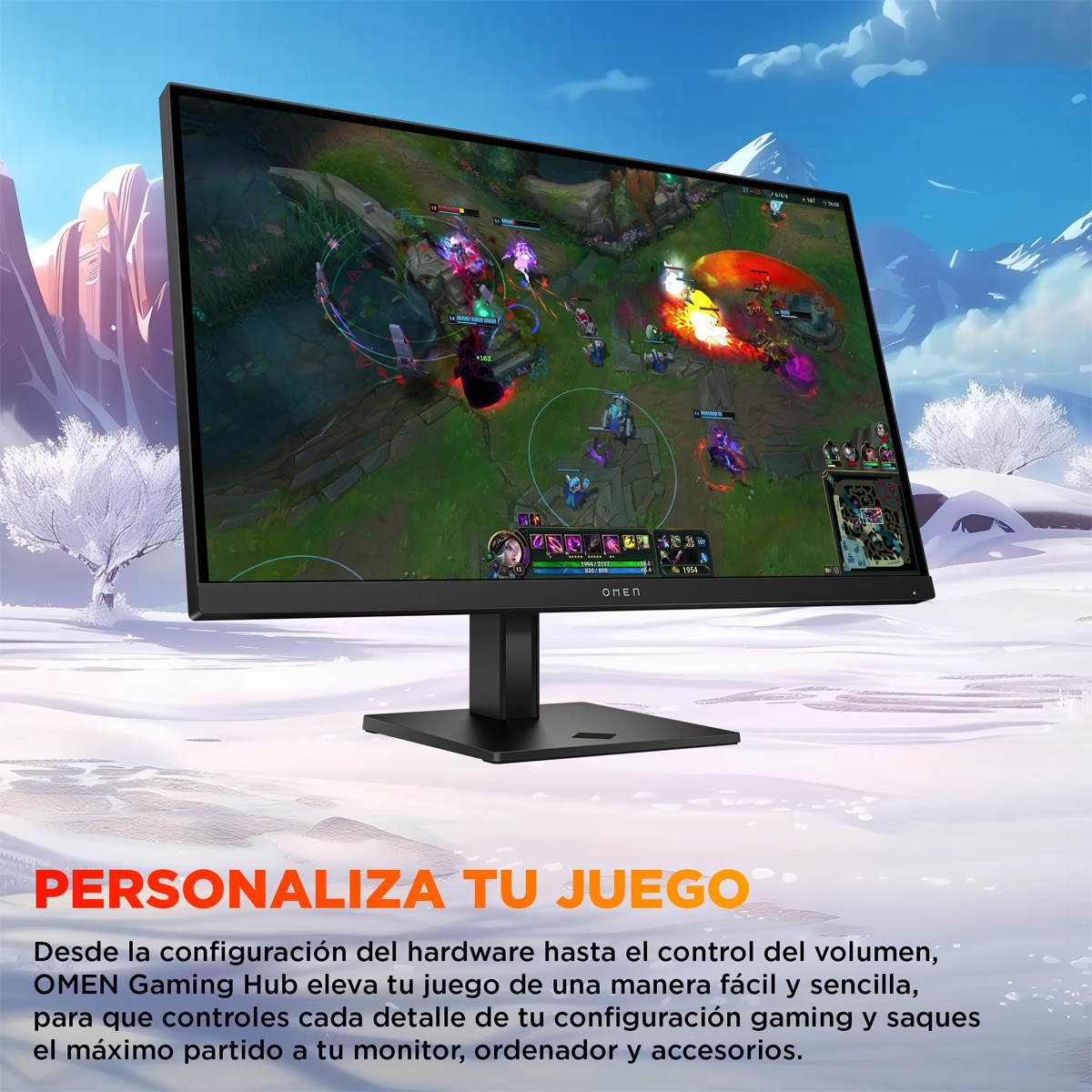 Monitor PC Gaming 68,5cm (27") HP OMEN 27q G2, 180Hz, QHD, AMD FreeSync Negro-11