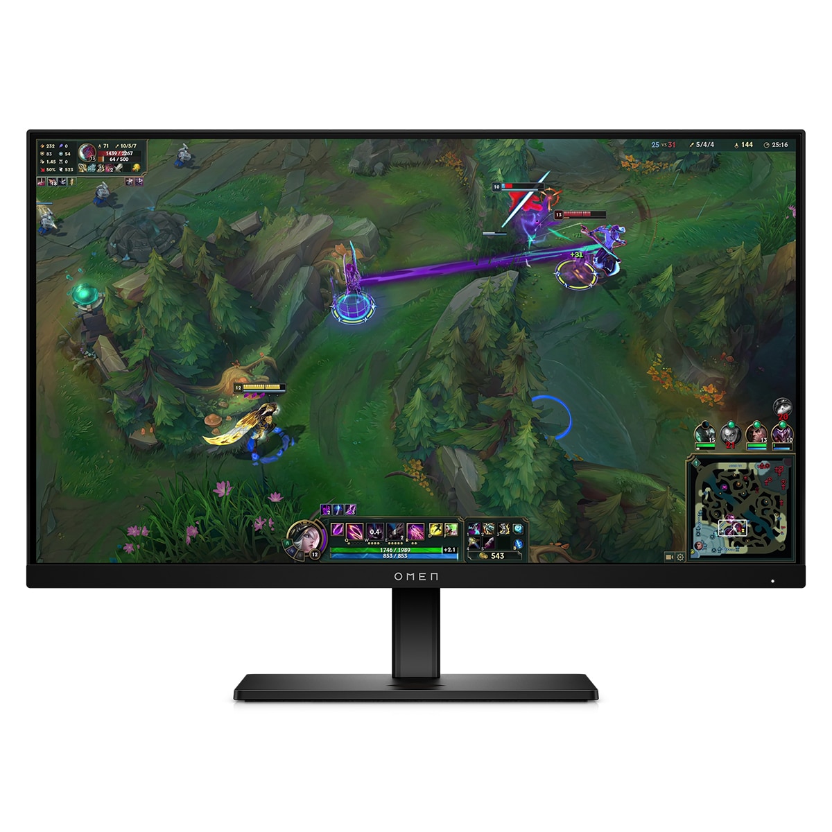 Imagen 0 de Monitor PC Gaming 62,2cm (24,5") HP OMEN 25, 360Hz, Full HD IPS, AMD FreeSync Premium y compatible con NVIDIA G-SYNC