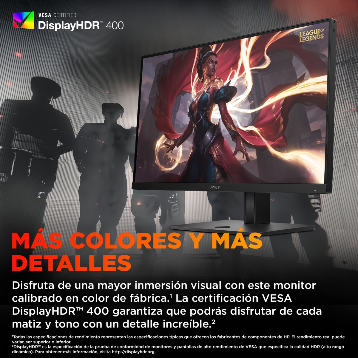 Monitor PC Gaming 62,2cm (24,5") HP OMEN 25, 360Hz, Full HD IPS, AMD FreeSync Premium y compatible con NVIDIA G-SYNC Negro-8