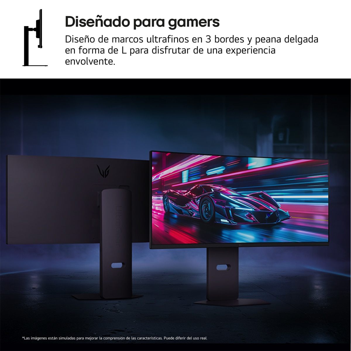 Monitor PC Gaming 86,3cm (34") LG 34g600A-B Curvo, 160Hz, UWQHD, AMD FreeSync Premium, HDR10 Gris-11