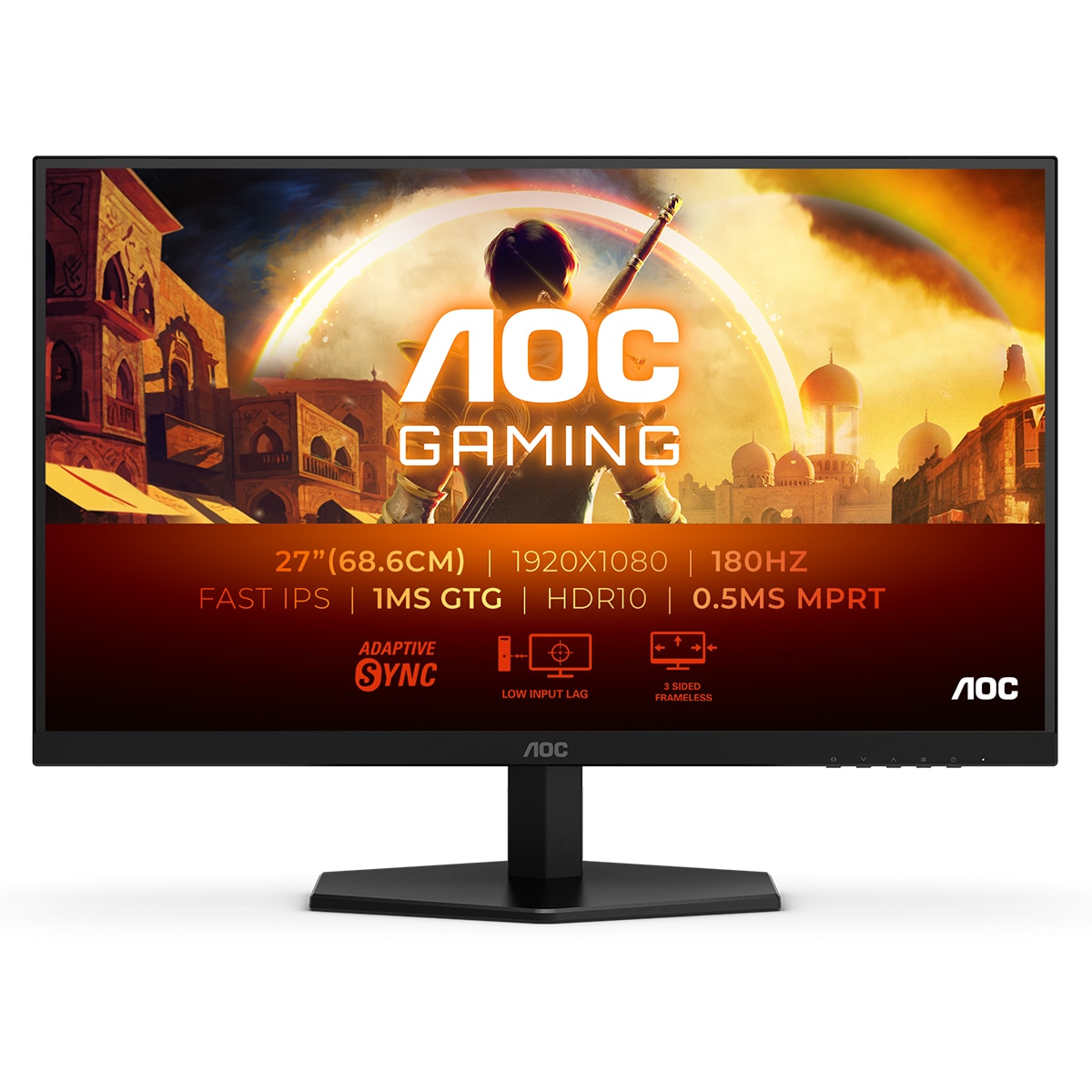 Imagen 0 de Monitor PC Gaming 68,6cm (27") AOC 27G42E, 180 Hz, Full HD IPS, HDR10, Adaptive Sync., G-Sync Compatible