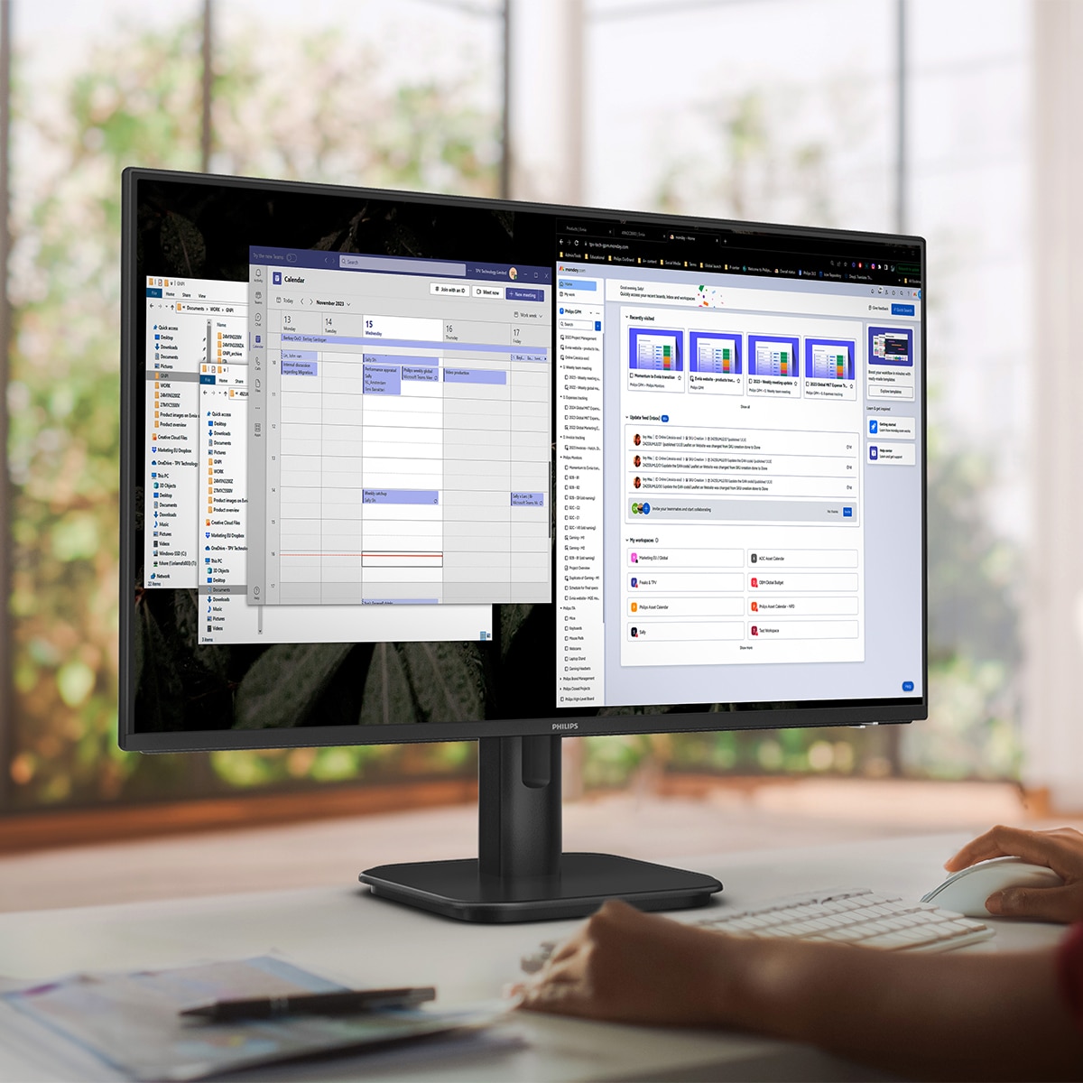 Monitor PC 68,6 cm (27") Philips 27E1N1800A/00, 60 Hz, UHD 4K IPS Negro-5