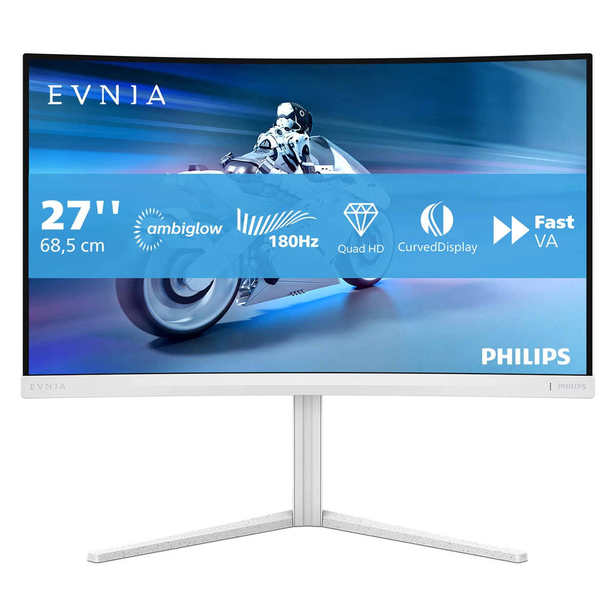 Imagen 0 de Monitor PC curvo 68,5 cm (27") Philips 27M2C5501/00, 180 Hz, QHD