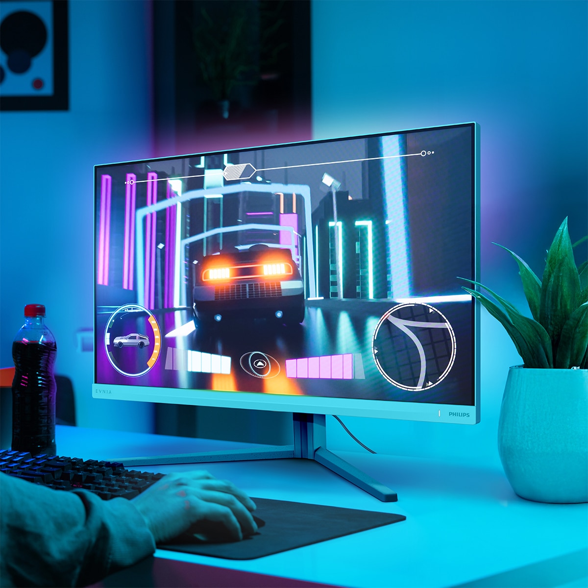 Monitor PC 68,5 cm (27") Philips 27M2N5901A/00, 160 Hz, UHD 4K - Blanco Blanco-8