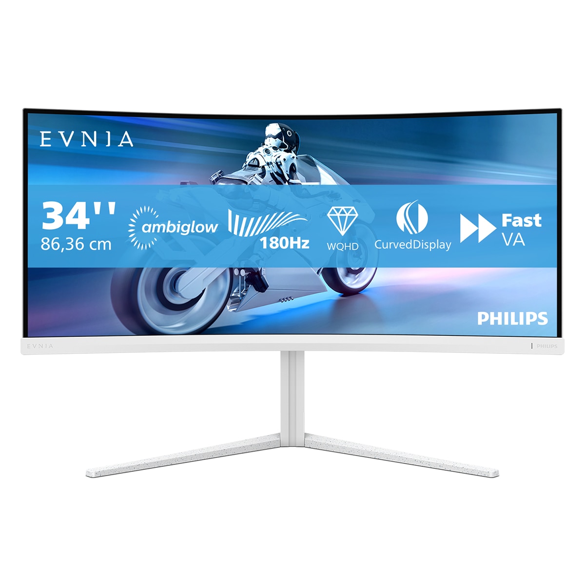 Imagen 0 de Monitor PC curvo 86,36 cm (34") Philips 34M2C5501A/00, 180 Hz, WQHD