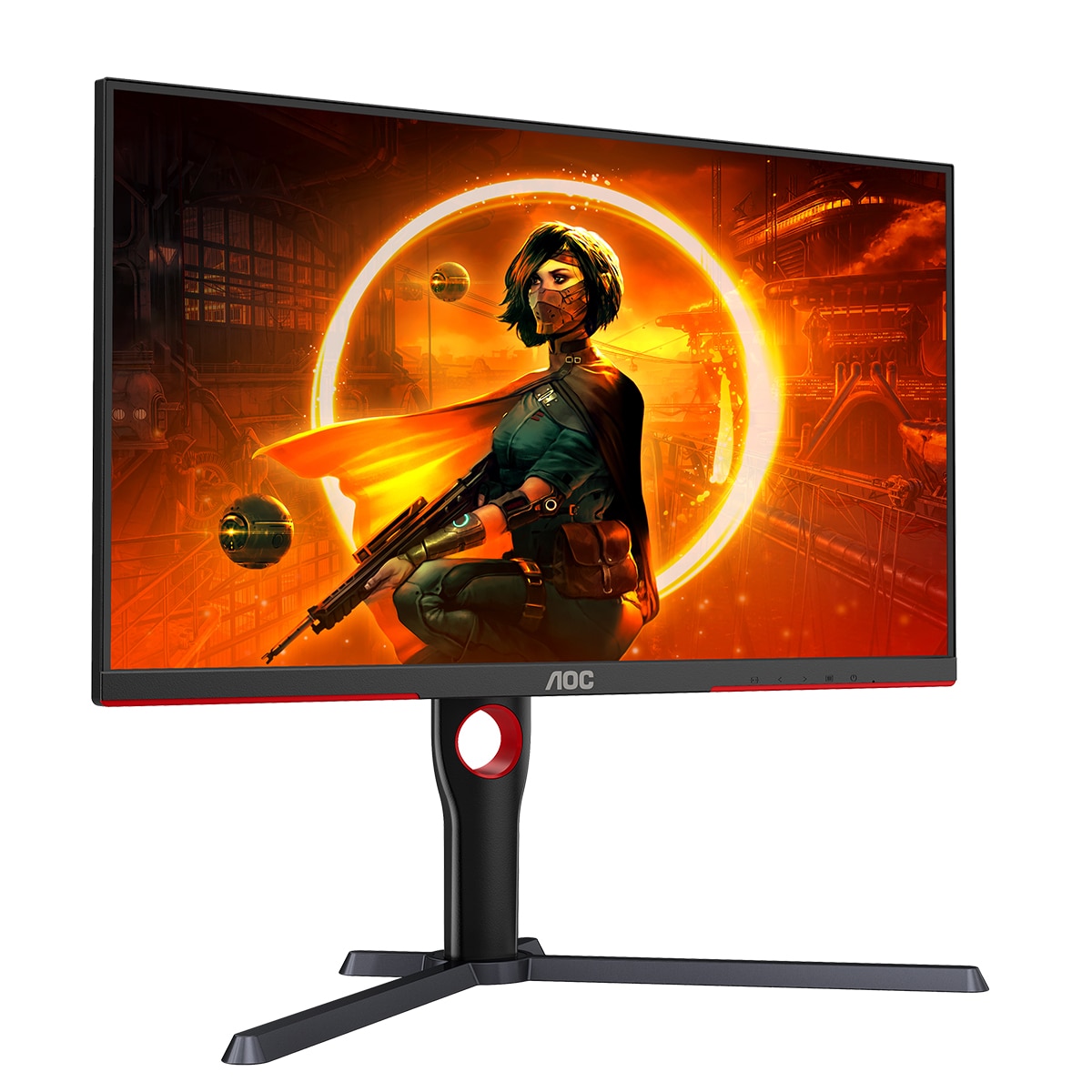 Monitor PC Gaming 68,6cm (27") AOC Q27G3XMN/BK, 180 Hz, QHD Mini LED Negro / Rojo-2