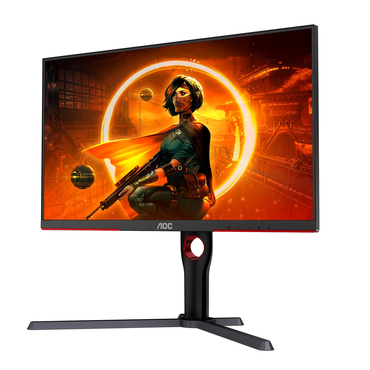Monitor PC Gaming 68,6cm (27") AOC Q27G3XMN/BK, 180 Hz, QHD Mini LED Negro / Rojo-6