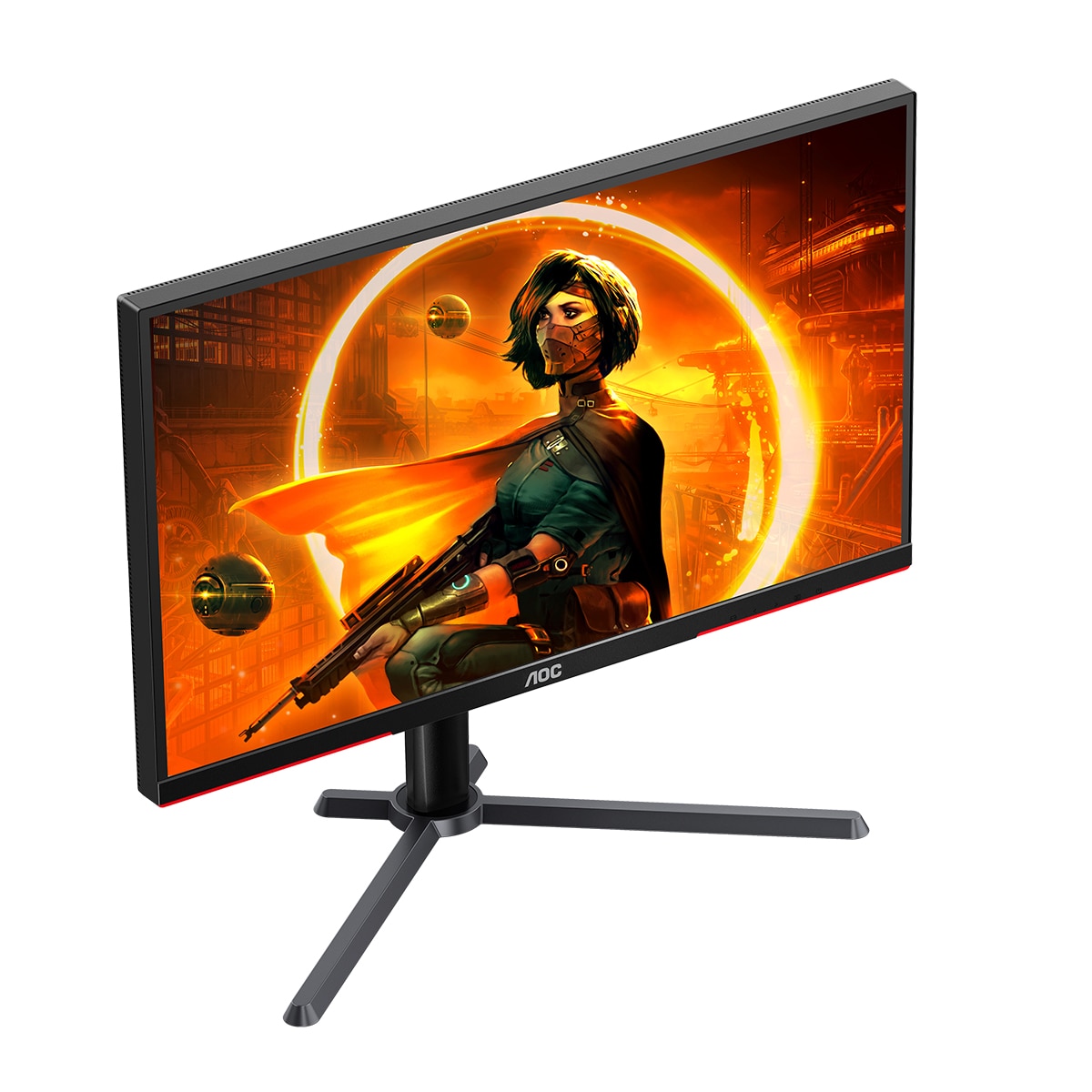 Monitor PC Gaming 68,6cm (27") AOC Q27G3XMN/BK, 180 Hz, QHD Mini LED Negro / Rojo-8
