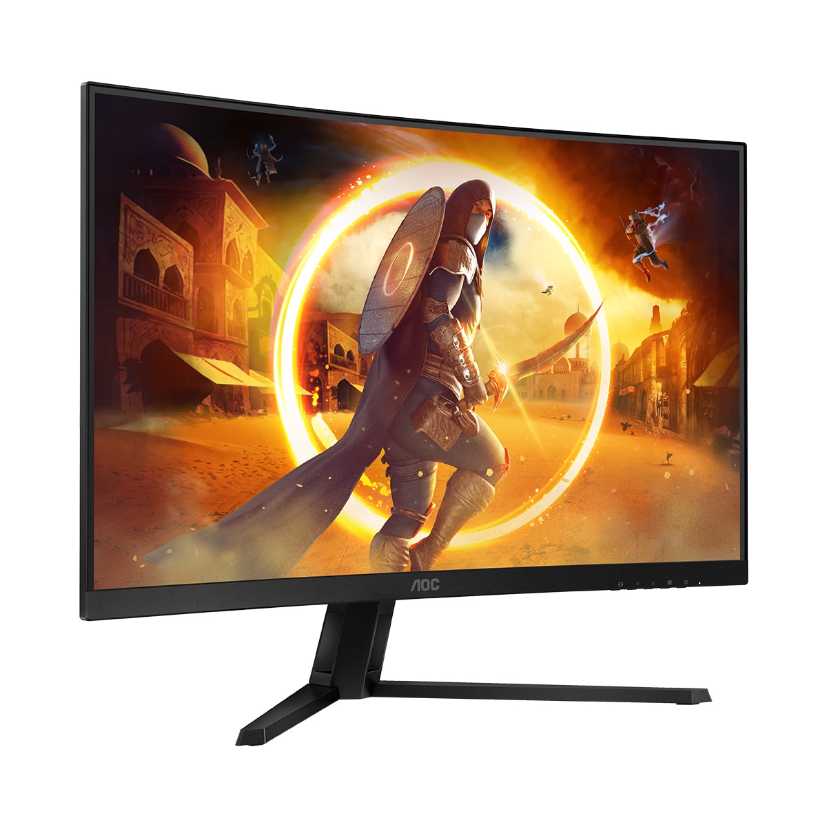 Monitor PC curvo Gaming 80cm (31,5") AOC CQ32G4VE, 180 Hz, QHD Negro-2