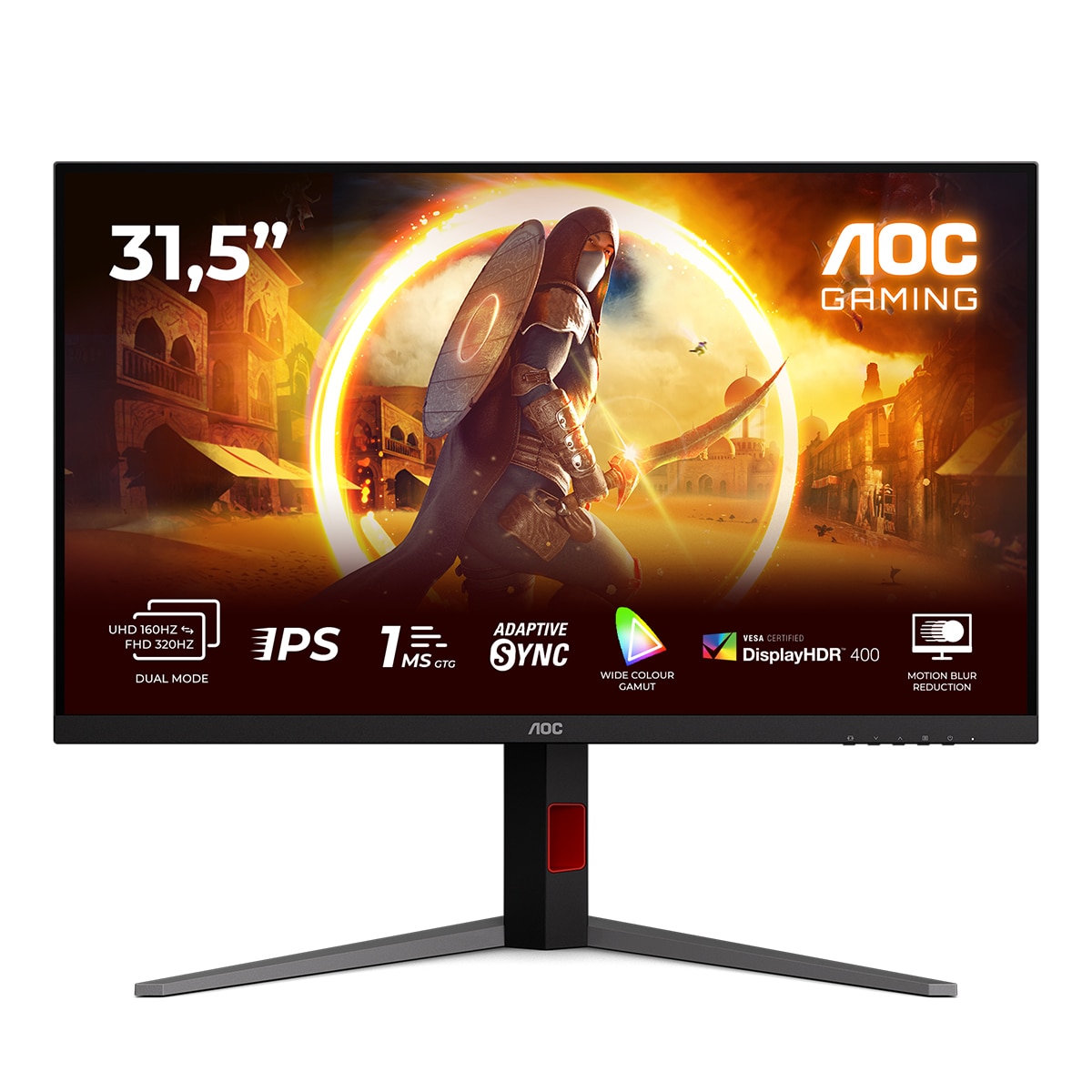Imagen 0 de Monitor PC Gaming 80cm (31,5") AOC U32G4U, 160 Hz, UHD 4K IPS