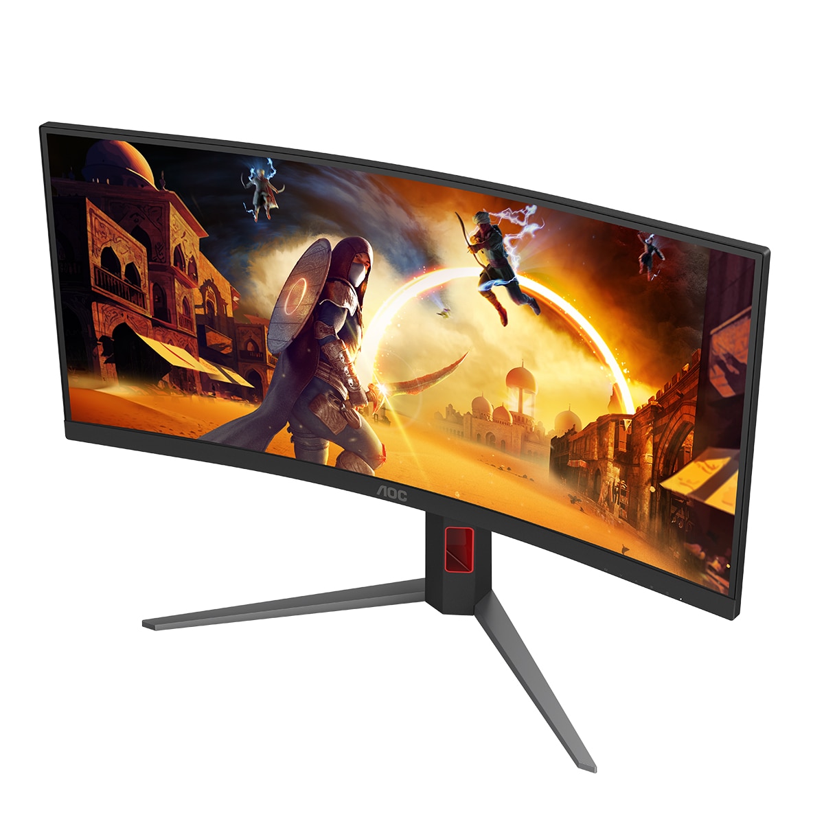 Monitor PC curvo Gaming 86,36cm (34") AOC CU34G4, 180 Hz, WQHD Negro-6
