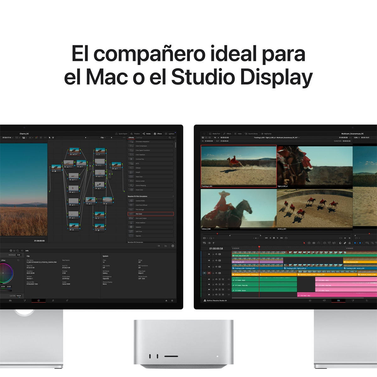 Monitor Apple Studio Display 27" Retina XDR 5K vidrio estándar, soporte con ajuste de inclinación y altura 6