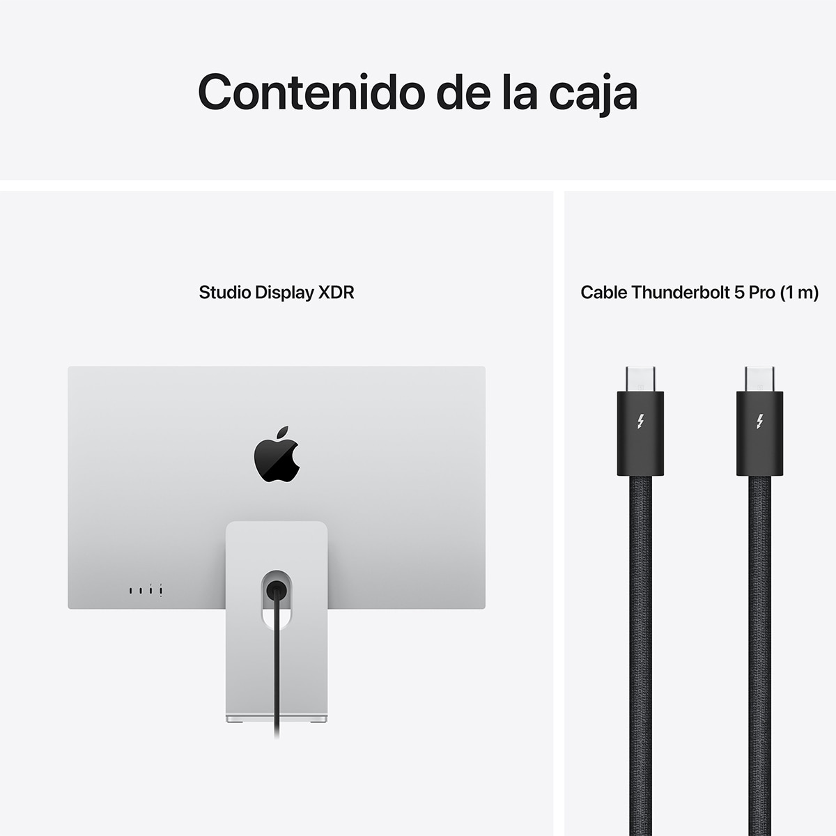 Monitor Apple Studio Display 27" Retina XDR 5K vidrio estándar, soporte con ajuste de inclinación y altura 9