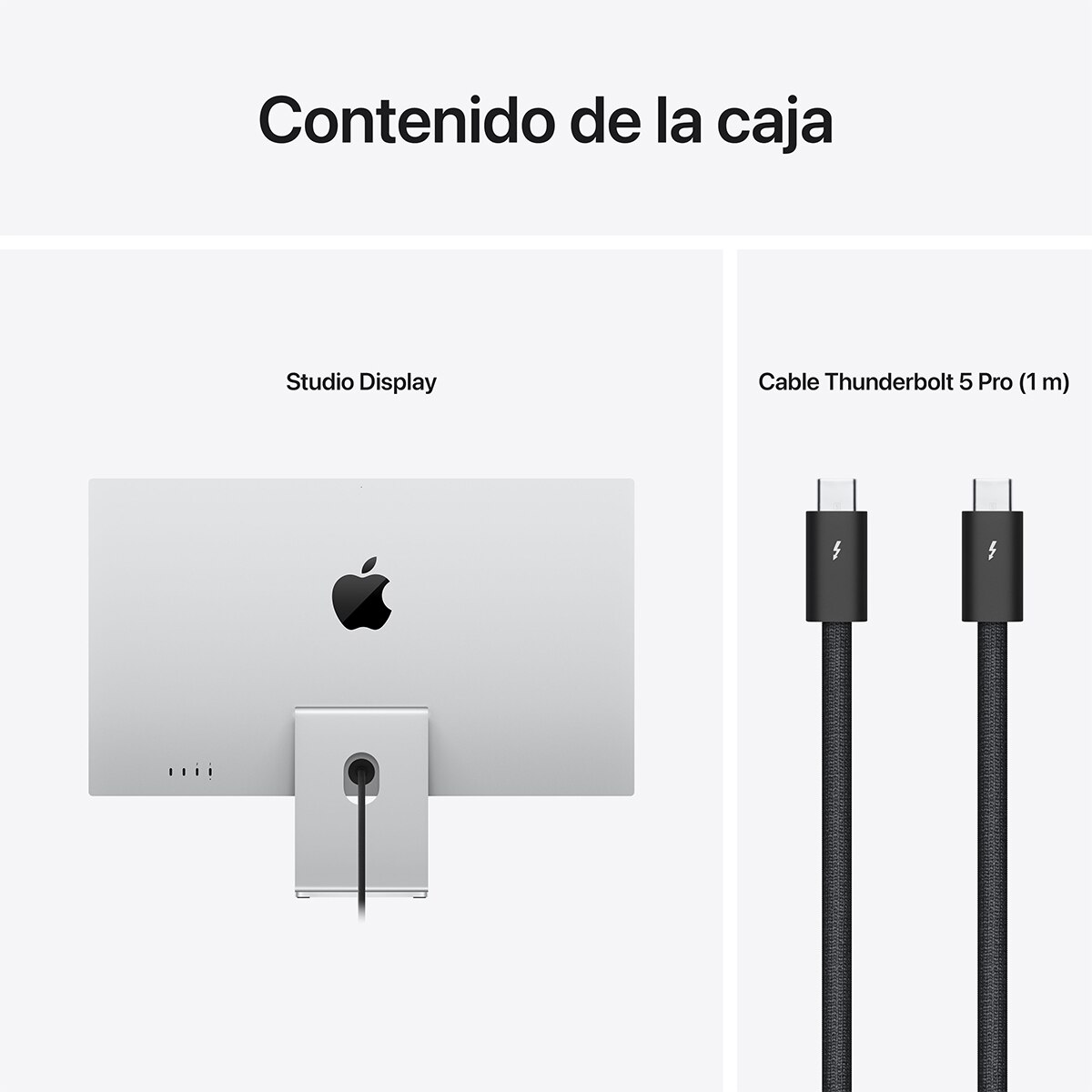 Imagen 9 de Monitor Apple Studio Display 27" Retina 5K vidrio nanotexturizado, soporte con ajuste de inclinacion