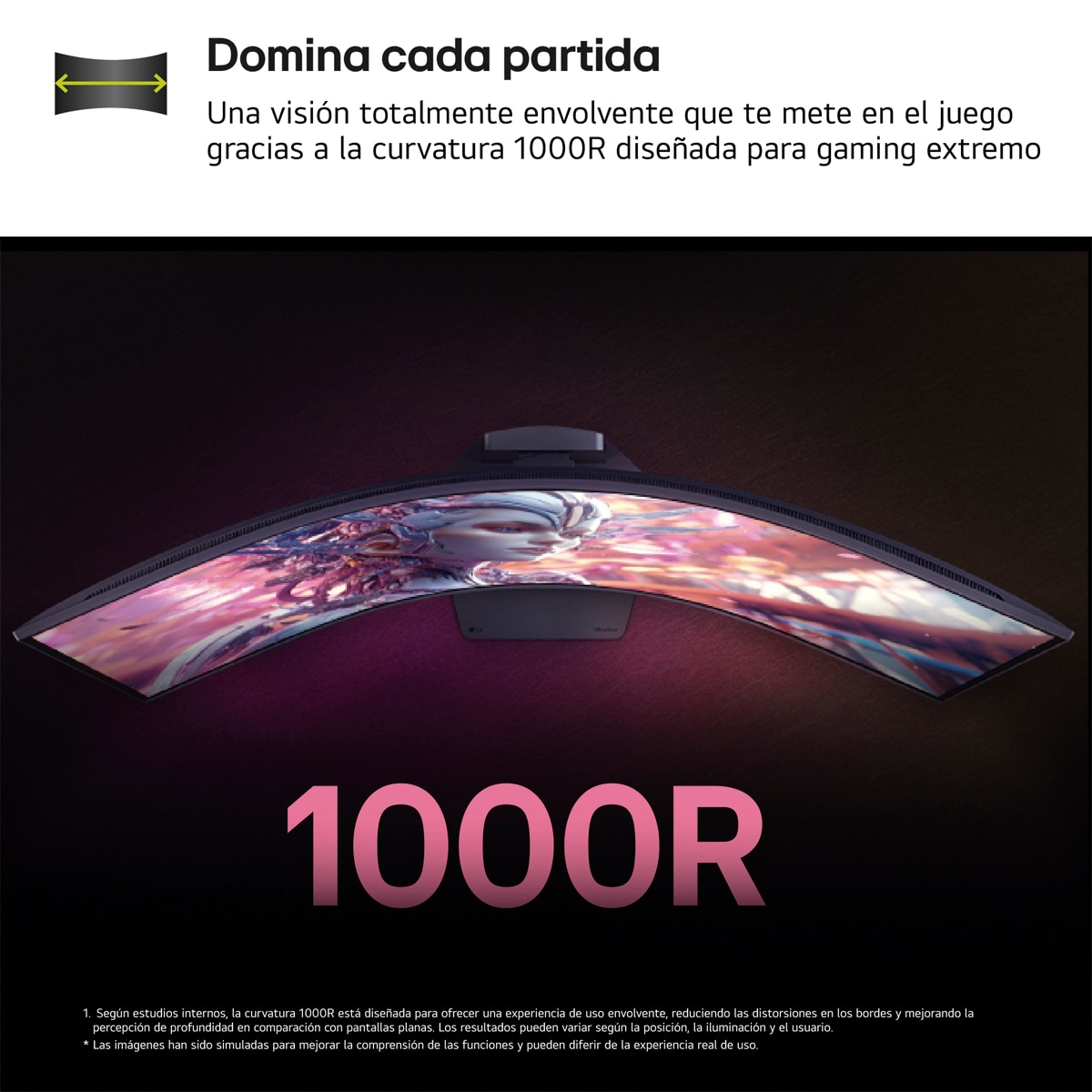 Monitor PC Gaming curvo 131cm (51,6") LG UltraGear 52G930B-B, 240Hz, 5K2K - Gris Gris-4