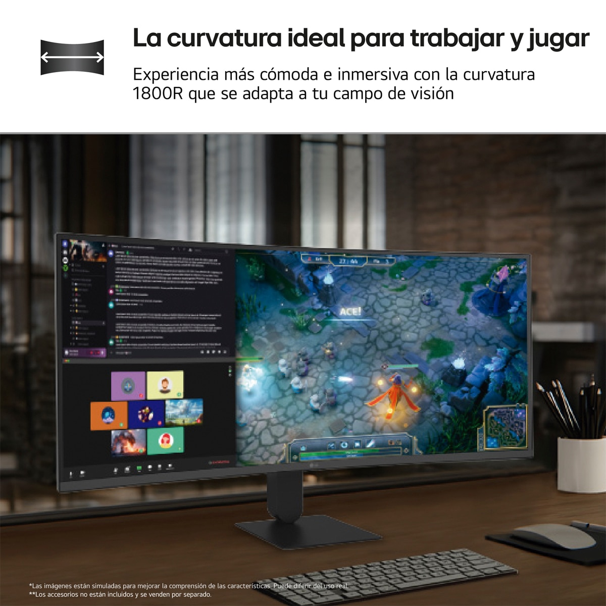 Monitor PC curvo 86,4cm (34") LG UltraWide 34U640B-B, 144Hz, WQHD Negro-5