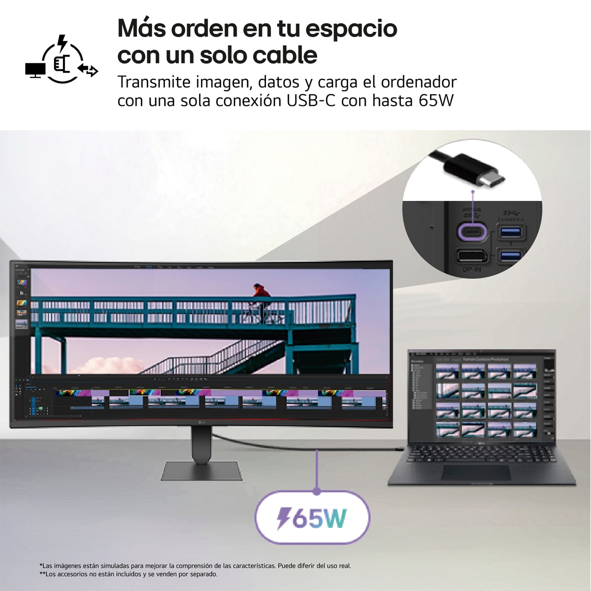 Monitor PC curvo 86,4cm (34") LG UltraWide 34U640B-B, 144Hz, WQHD Negro-8