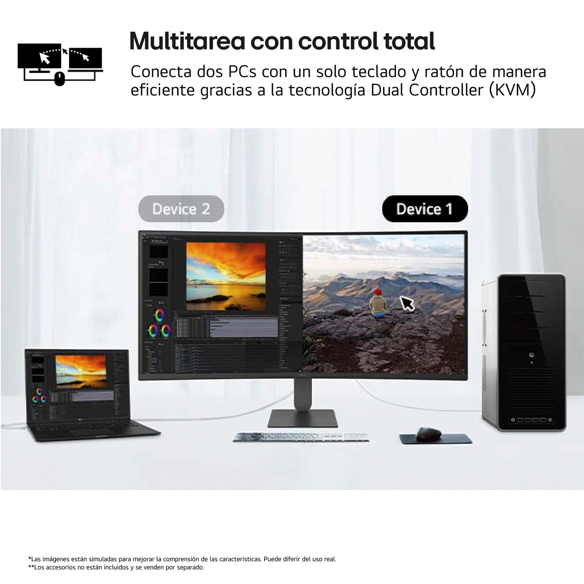 Monitor PC curvo 86,4cm (34") LG UltraWide 34U640B-B, 144Hz, WQHD Negro-9