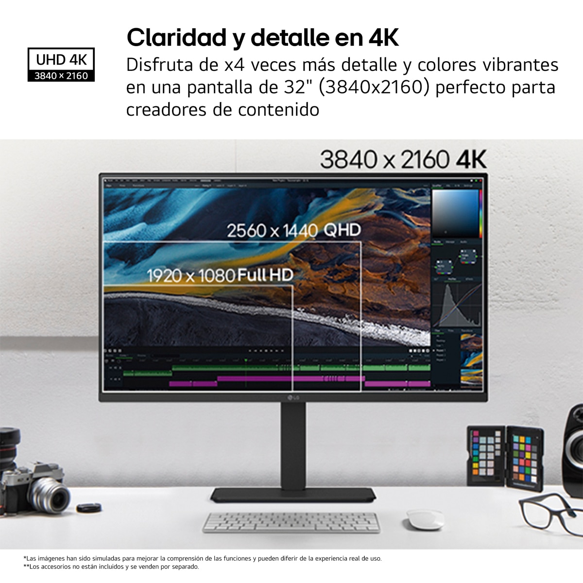 Monitor PC 80cm (31,5") LG Ultrafine 32U720A-B, 60Hz, UHD 4K Negro-3