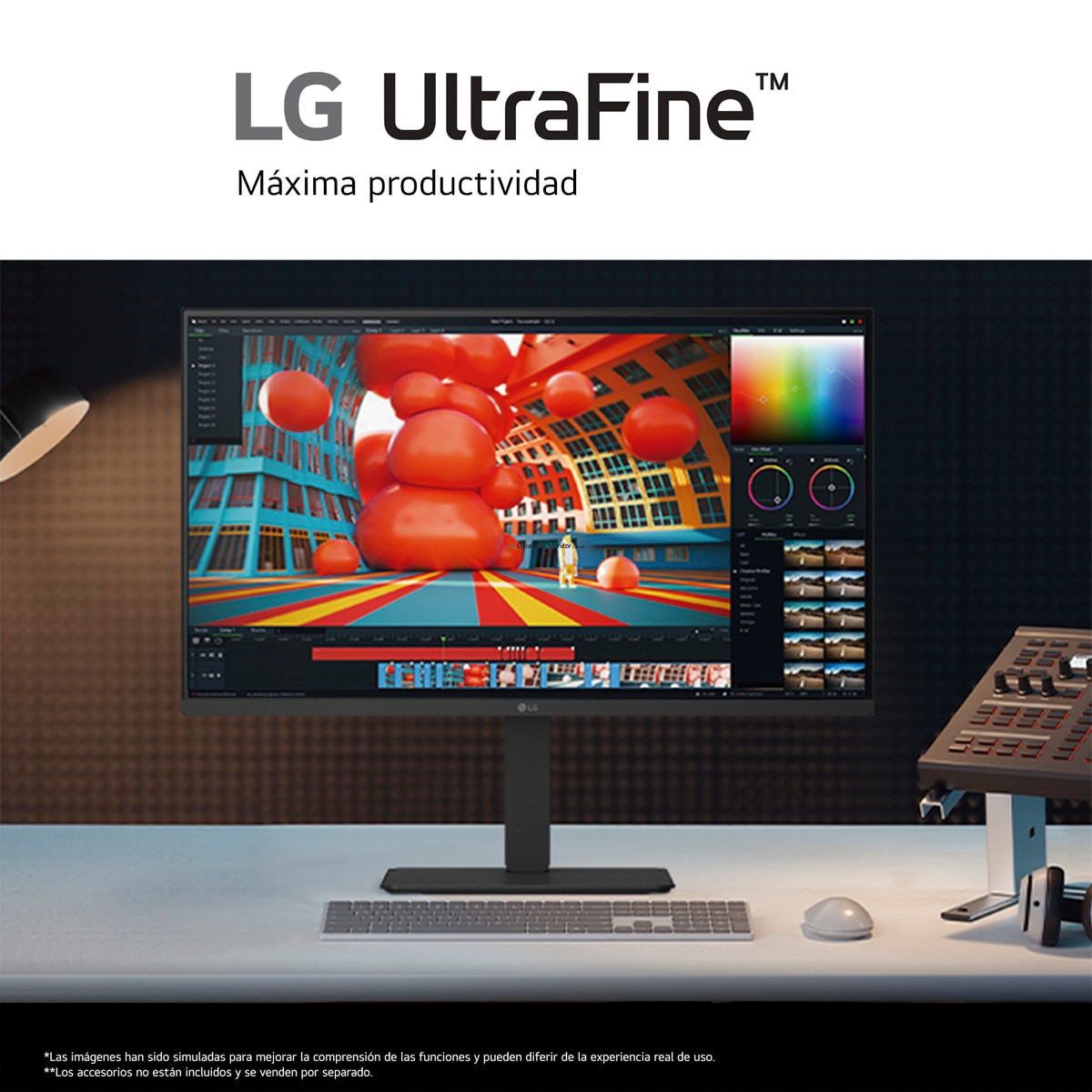 Monitor PC 80cm (31,5") LG Ultrafine 32U720A-B, 60Hz, UHD 4K Negro-15