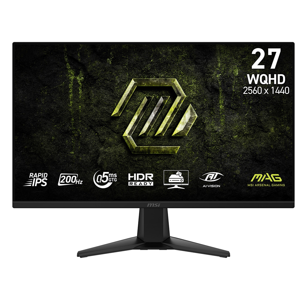 MSI - Monitor PC Gaming 68,6cm (27") MSI MAG 275QF E20, 200Hz, WQHD.
