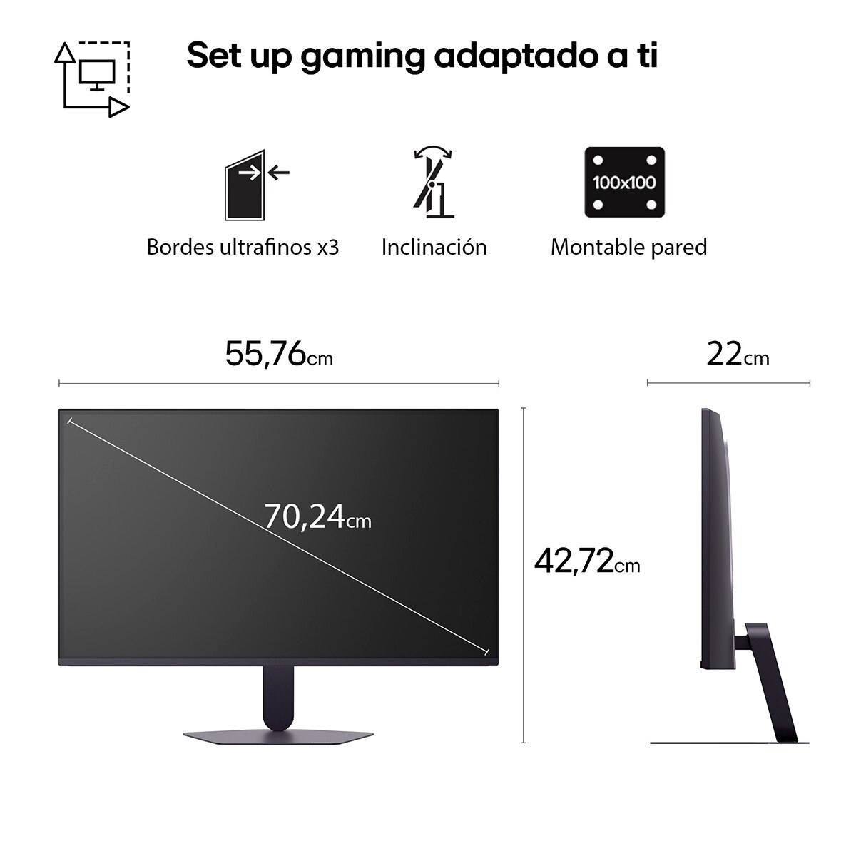 Monitor PC Gaming 62,2cm (24,4") LG 25G523B-B.AEU, 200Hz, Full HD Gris-2