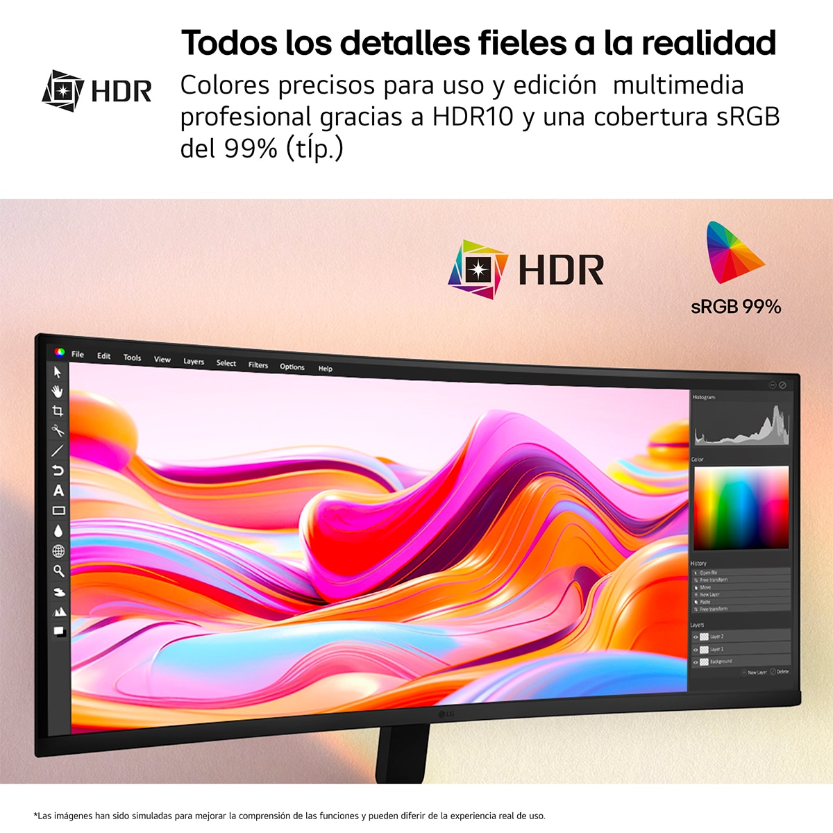 Monitor PC curvo 86,4cm (34") LG UltraWide 34U601B-B, 120Hz, WQHD Negro mate-4