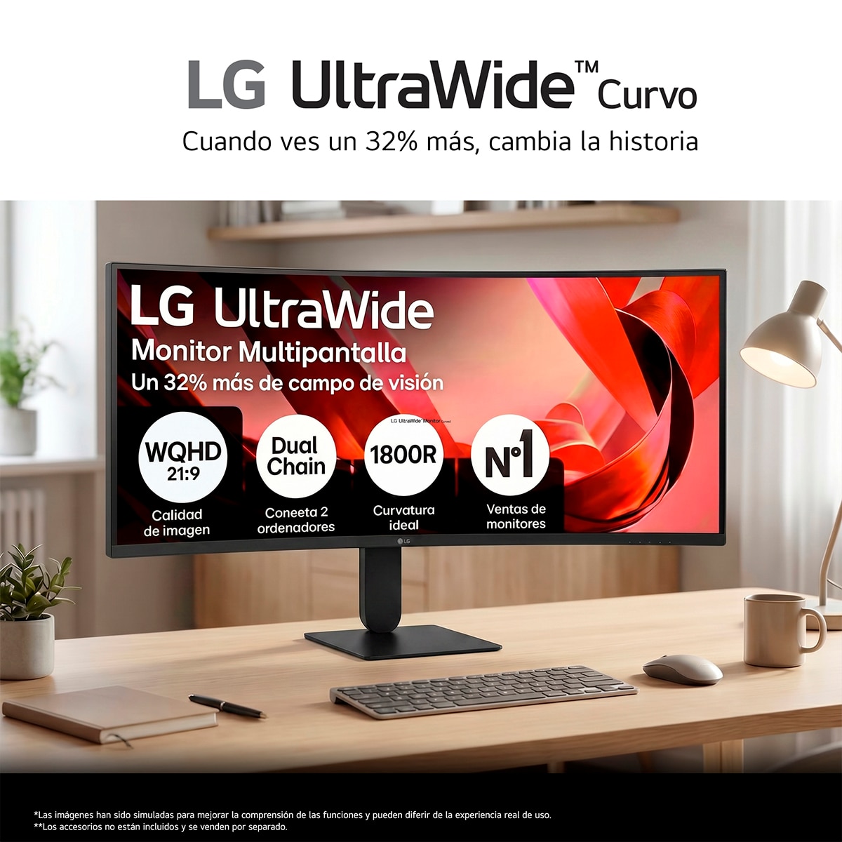 Monitor PC curvo 86,4cm (34") LG UltraWide 34U601B-B, 120Hz, WQHD Negro mate-14