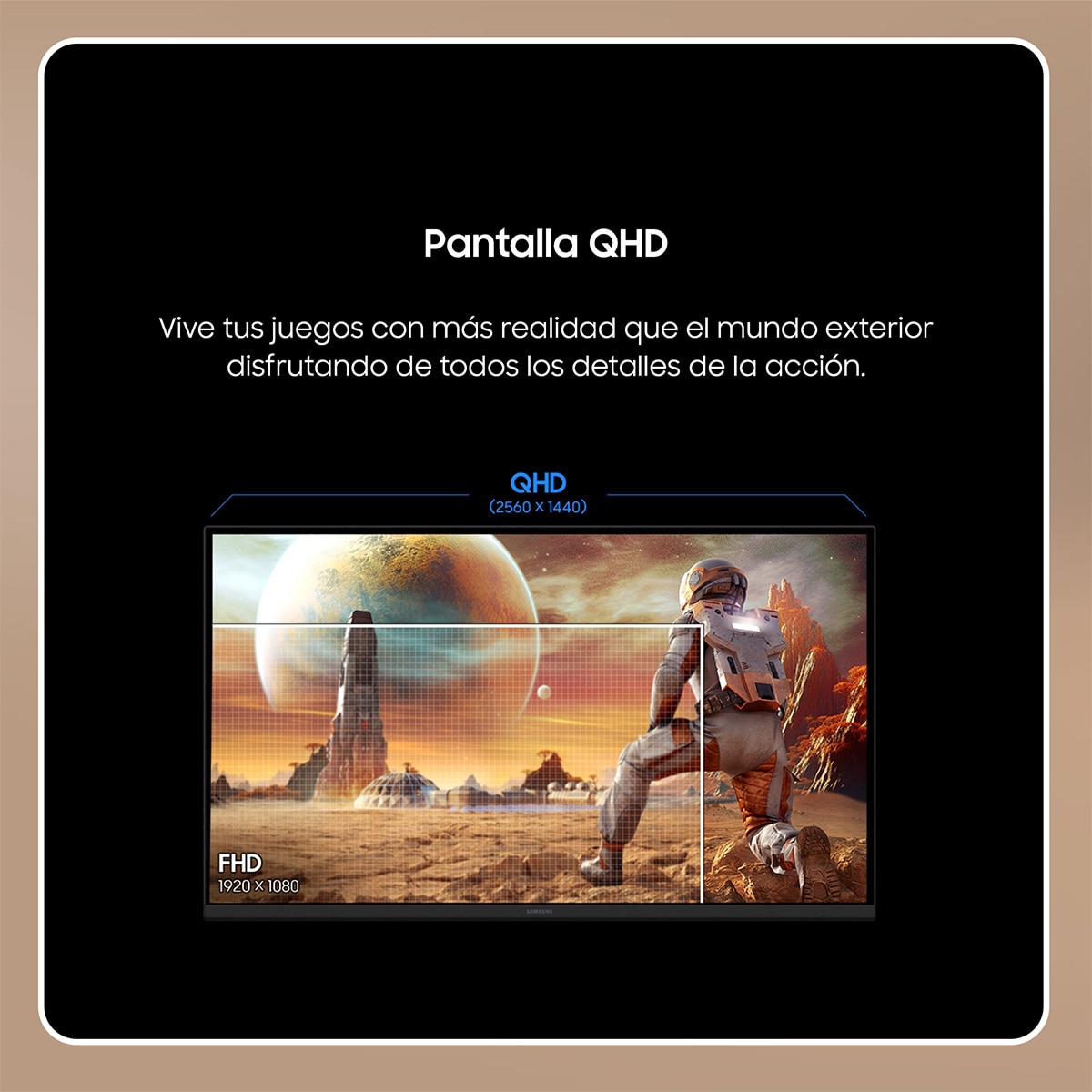 Monitor PC Gaming 68,5cm (27") Samsung Odyssey G5 G50F LS27FG502EUXEN, 180 Hz, QHD - Negro Negro-3