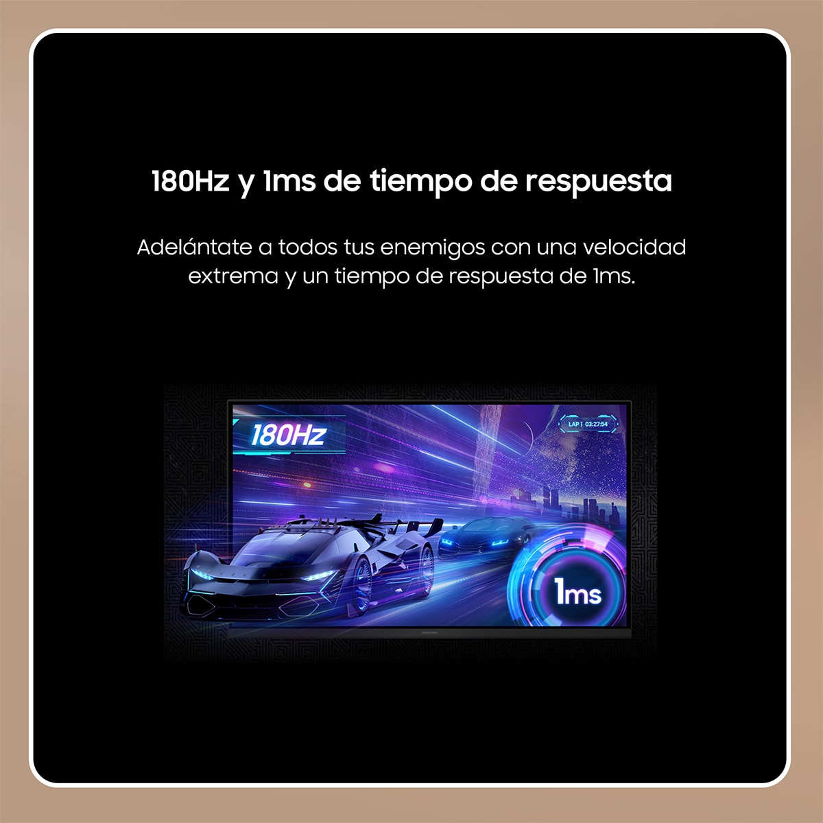 Monitor PC Gaming 68,5cm (27") Samsung Odyssey G5 G50F LS27FG502EUXEN, 180 Hz, QHD - Negro Negro-5