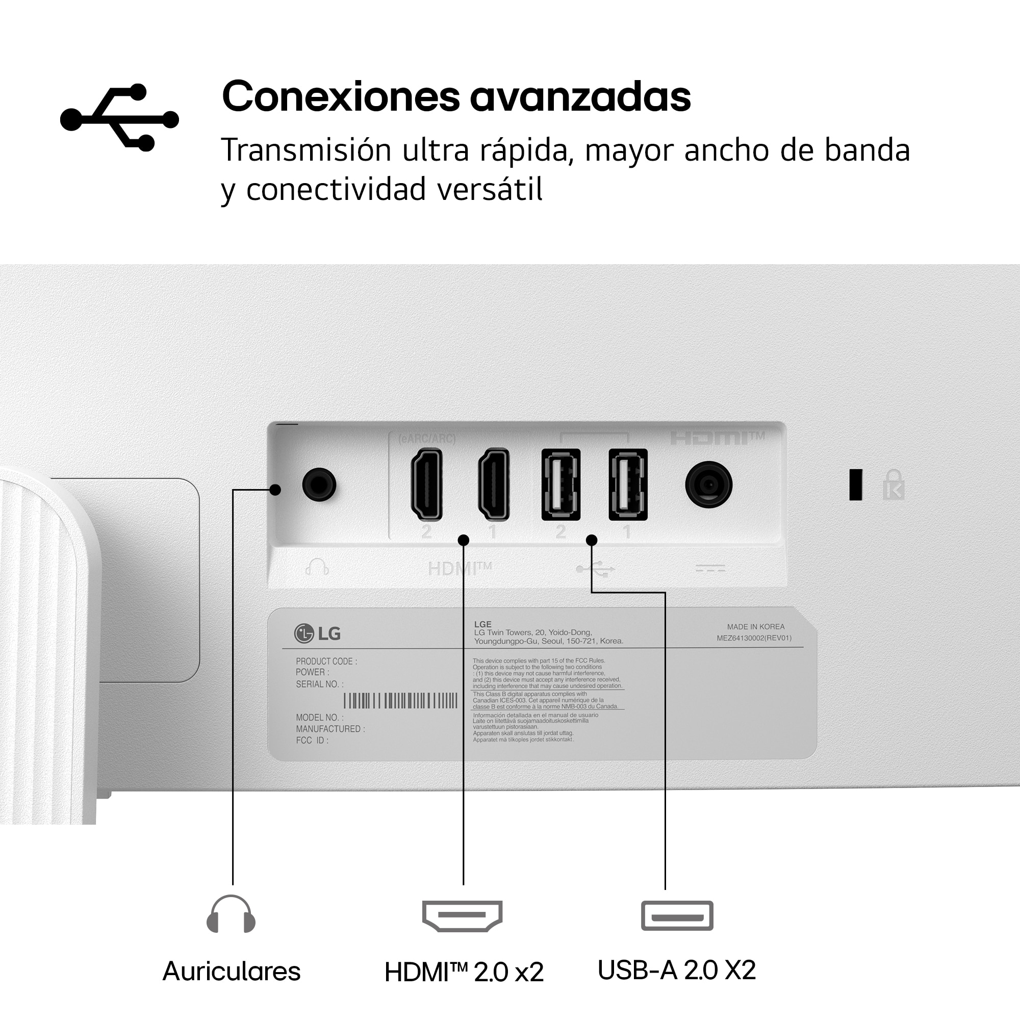 Monitor PC 68,5cm (27") LG MyView Smart Monitor 27U511SB-W, 120Hz, Full HD IPS, webOS - Blanco Blanco-15