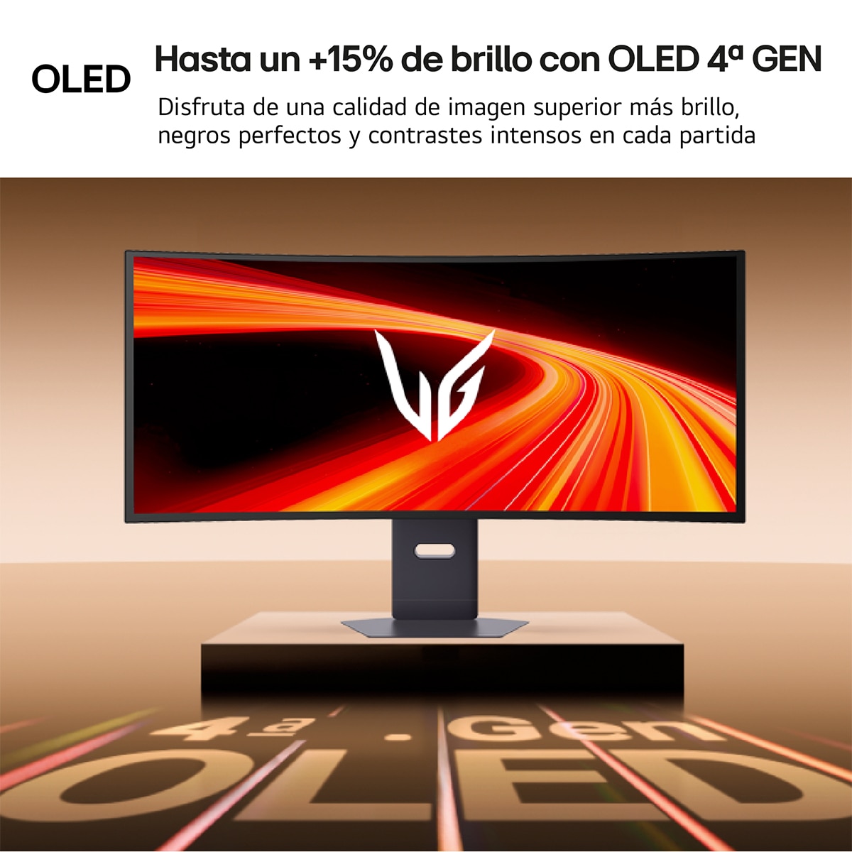 Monitor PC Gaming curvo 99,1cm (38,6") LG UltraGear 39GX950B-B, 165Hz, WUHD OLED 5K2K - Gris Gris-4