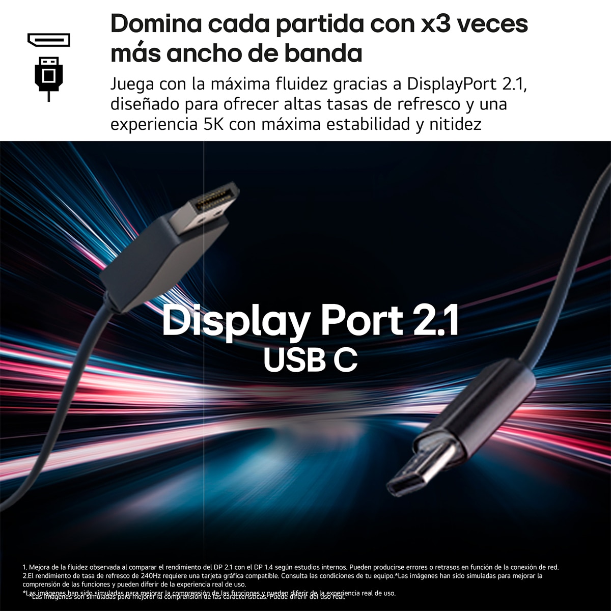 Monitor PC Gaming curvo 99,1cm (38,6") LG UltraGear 39GX950B-B, 165Hz, WUHD OLED 5K2K - Gris Gris-7
